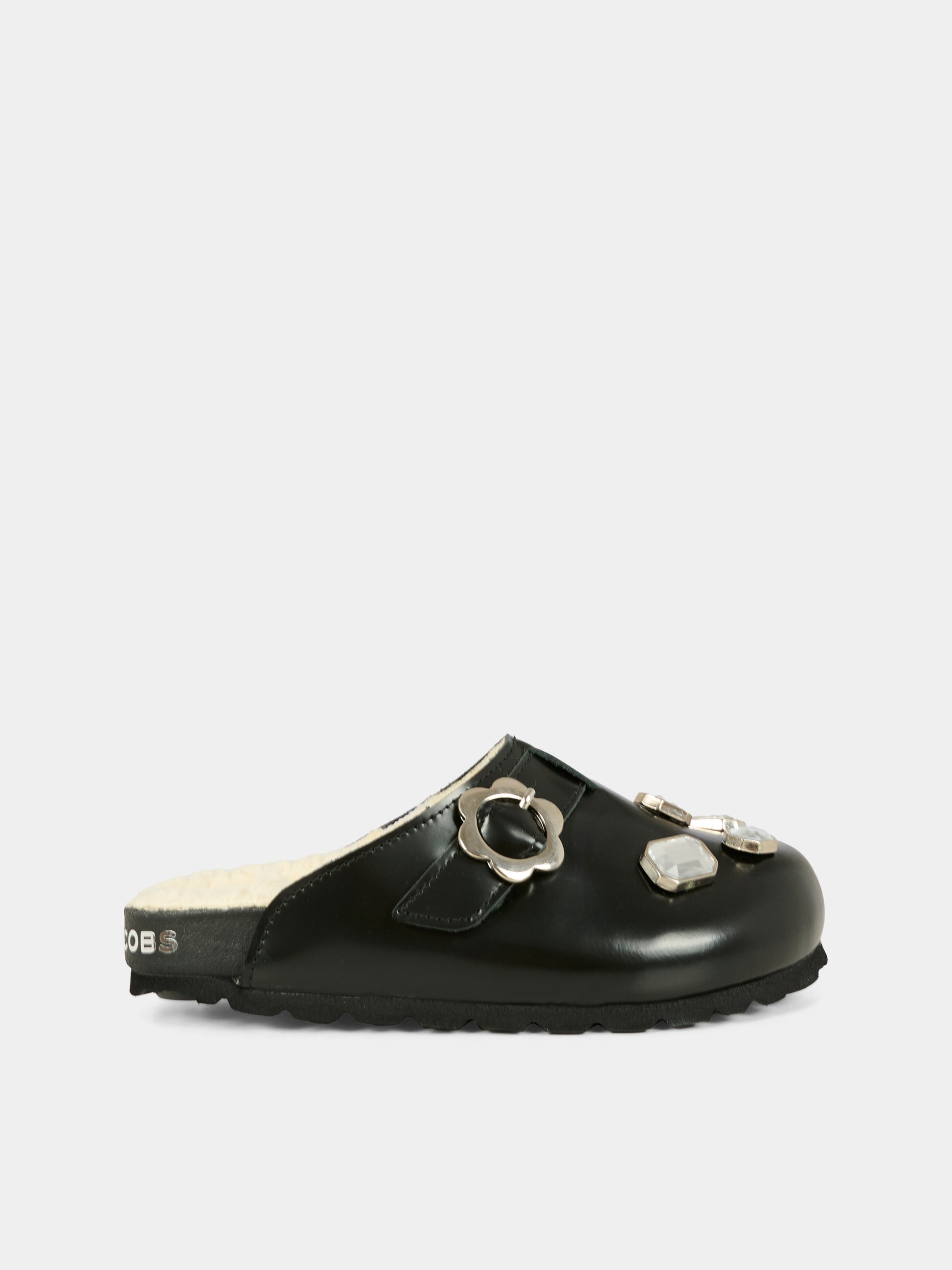 Sabot neri per bambina con gioielli,Marc Jacobs,W60670 09B