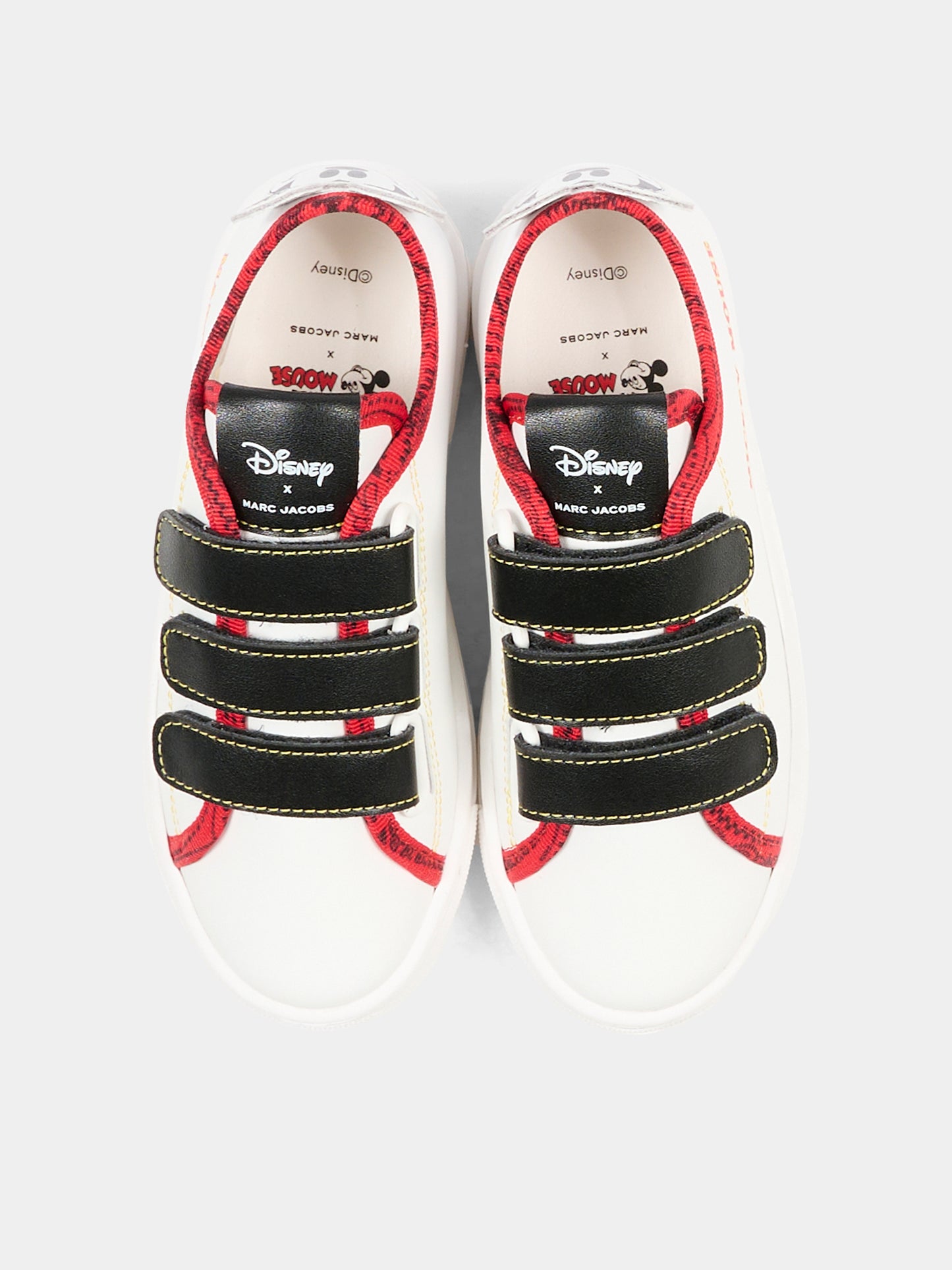Sneakers bianche per bambini con Topolino,Marc Jacobs,W60674 10P