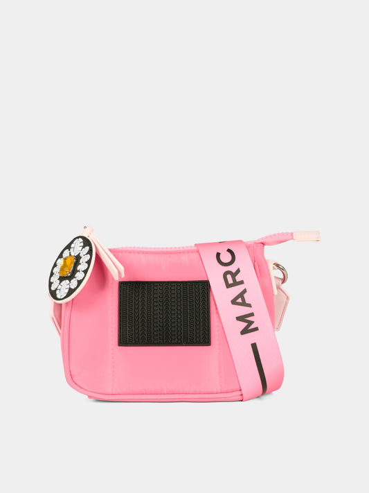 Borsa rosa per bambina con patch,Marc Jacobs,W60678 490