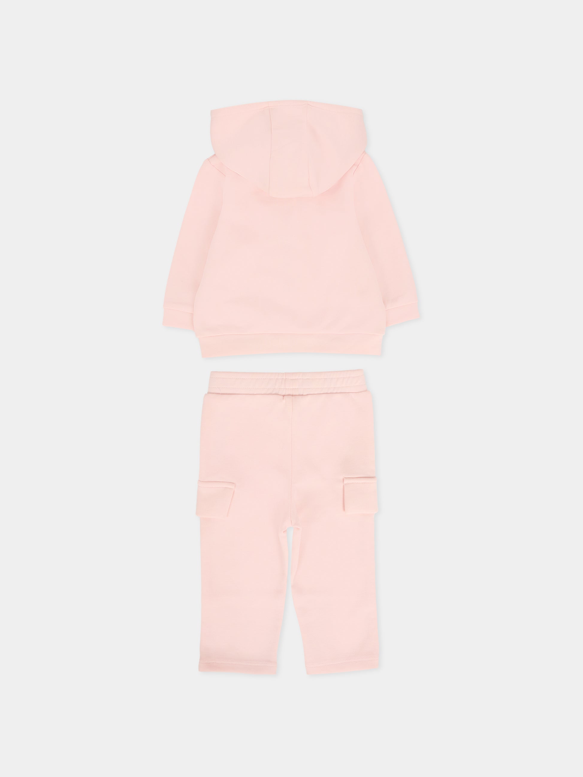 Completo rosa per neonata con logo,Michael Kors,R30504 S01