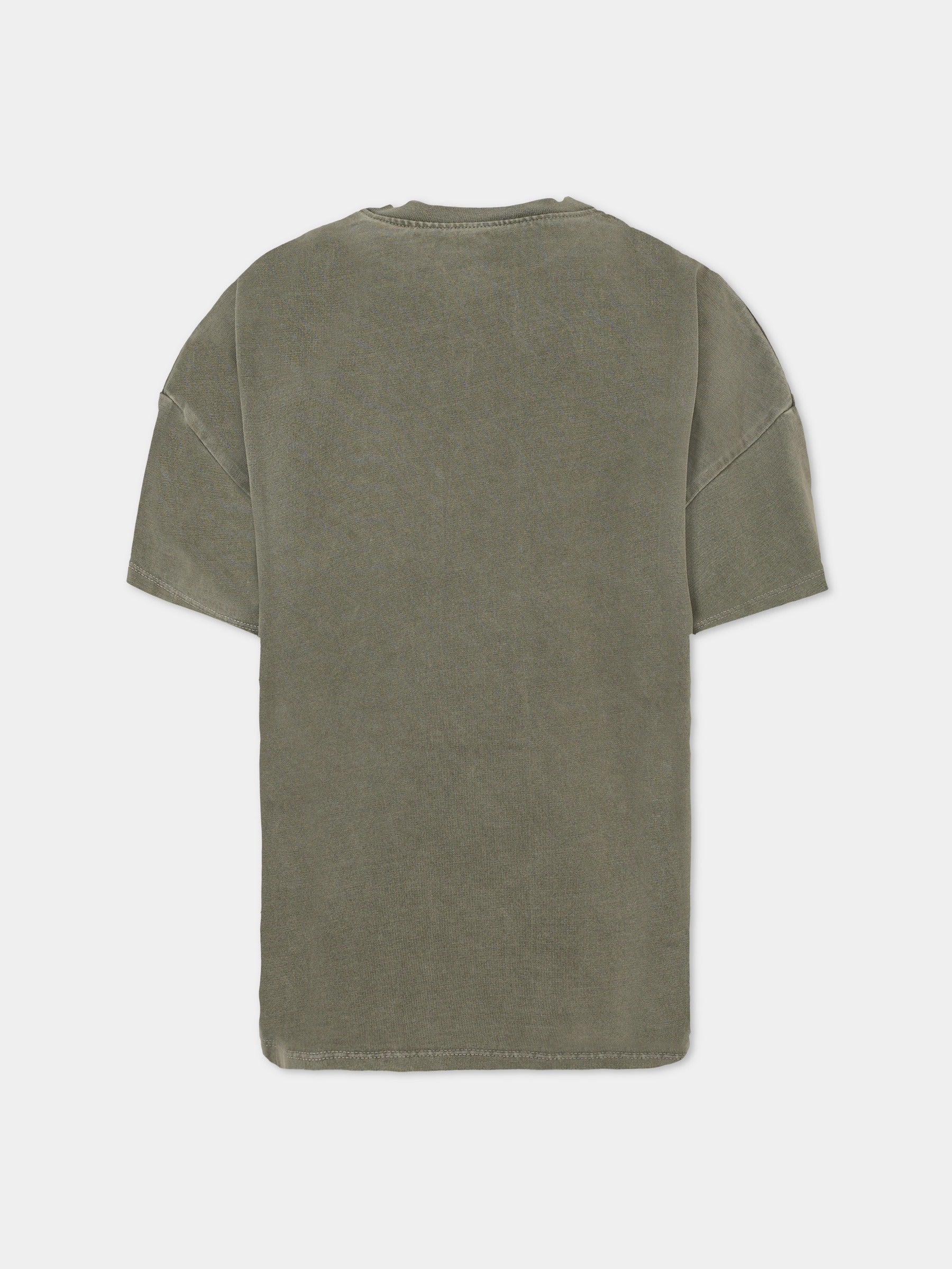 T-shirt grigia per bambini con logo,Zadig & Voltaire Kids,X60462 09B