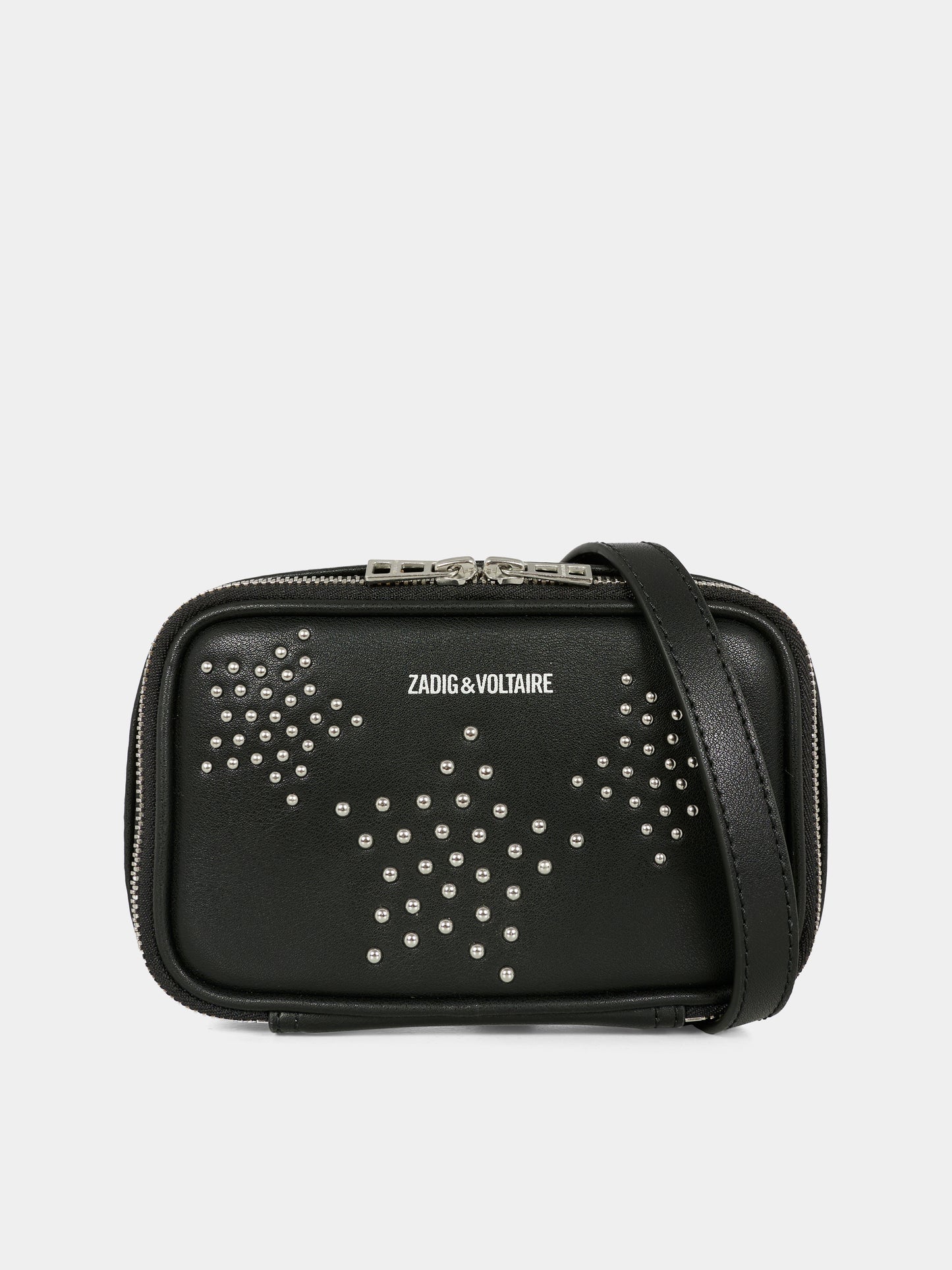 Borsa nera per bambina con stelle,Zadig & Voltaire Kids,X60500 09B