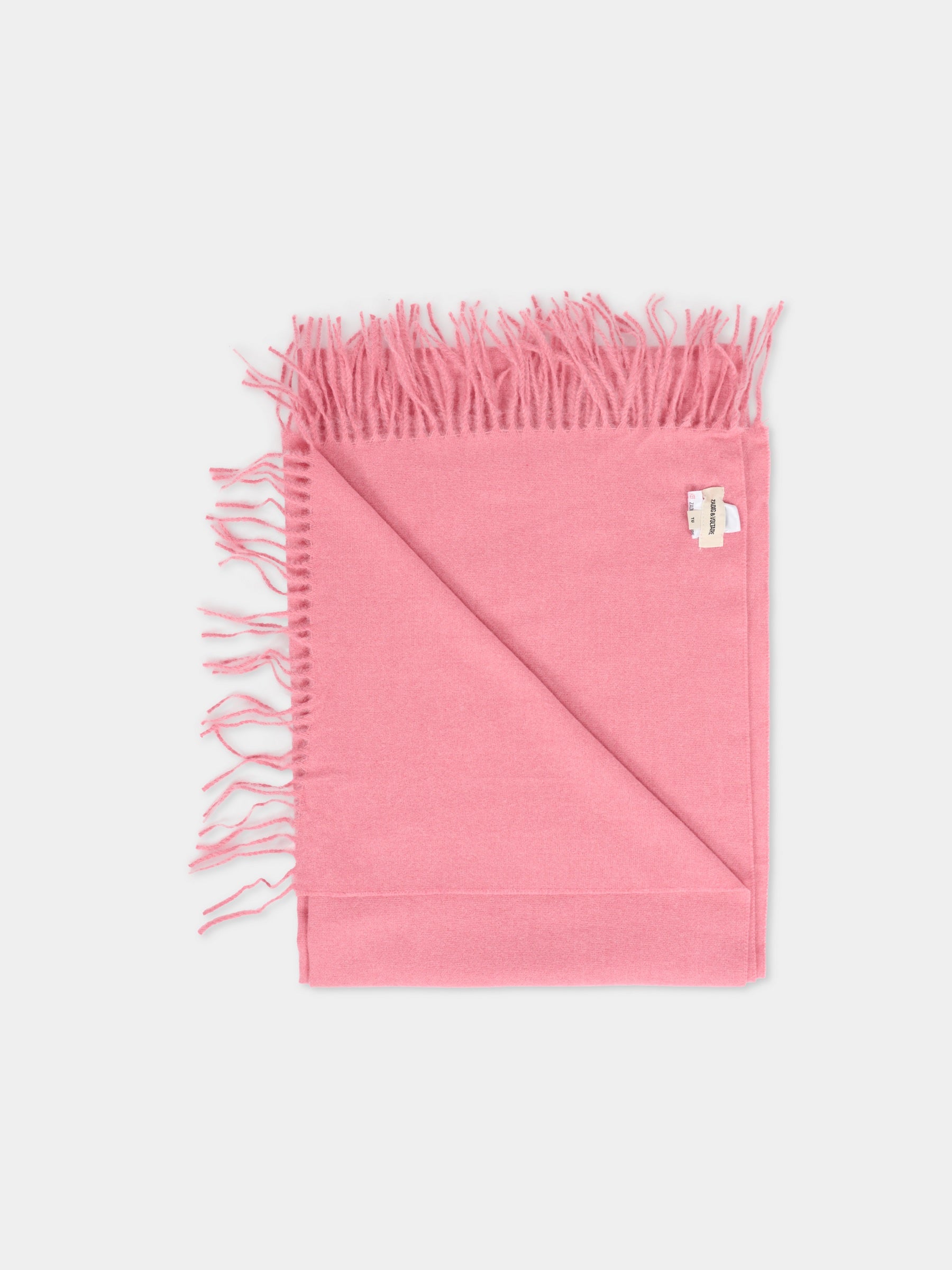 Sciarpa rosa per bambina con stelle,Zadig & Voltaire Kids,X60503 47Z