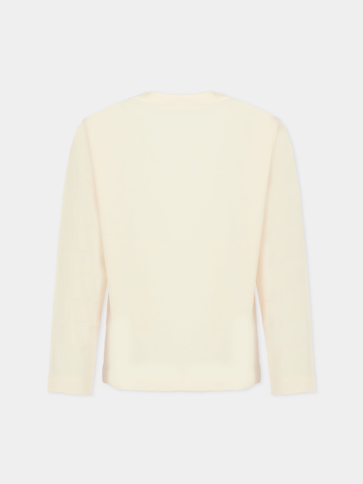 T-shirt avorio per bambino con stampa automobile,Billieblush,U21177 121