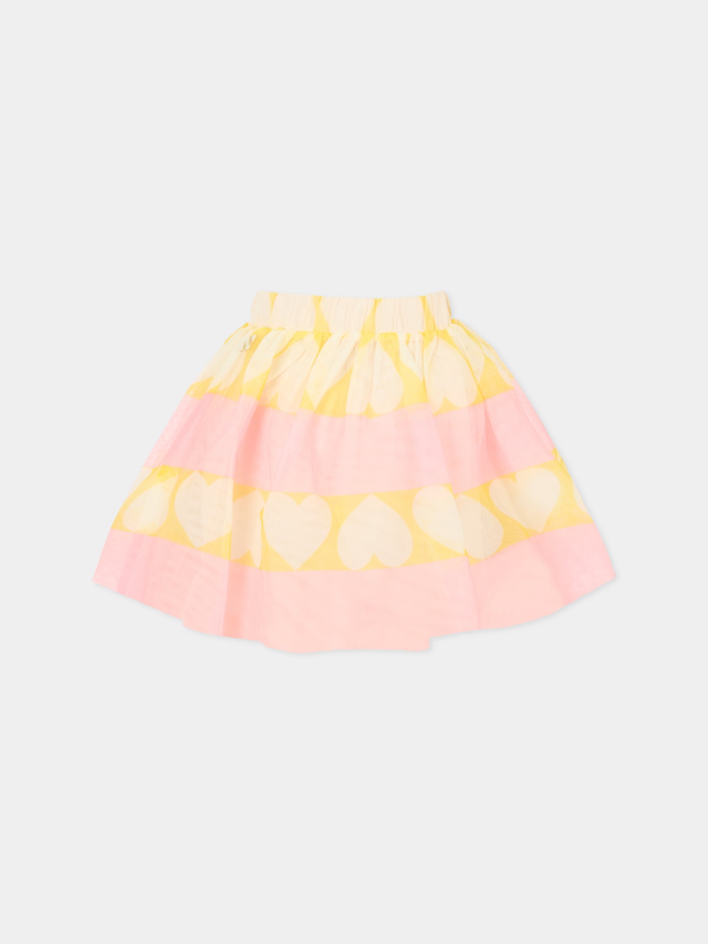 Gonna rosa per bambina con cuori,Billieblush,U21316 408