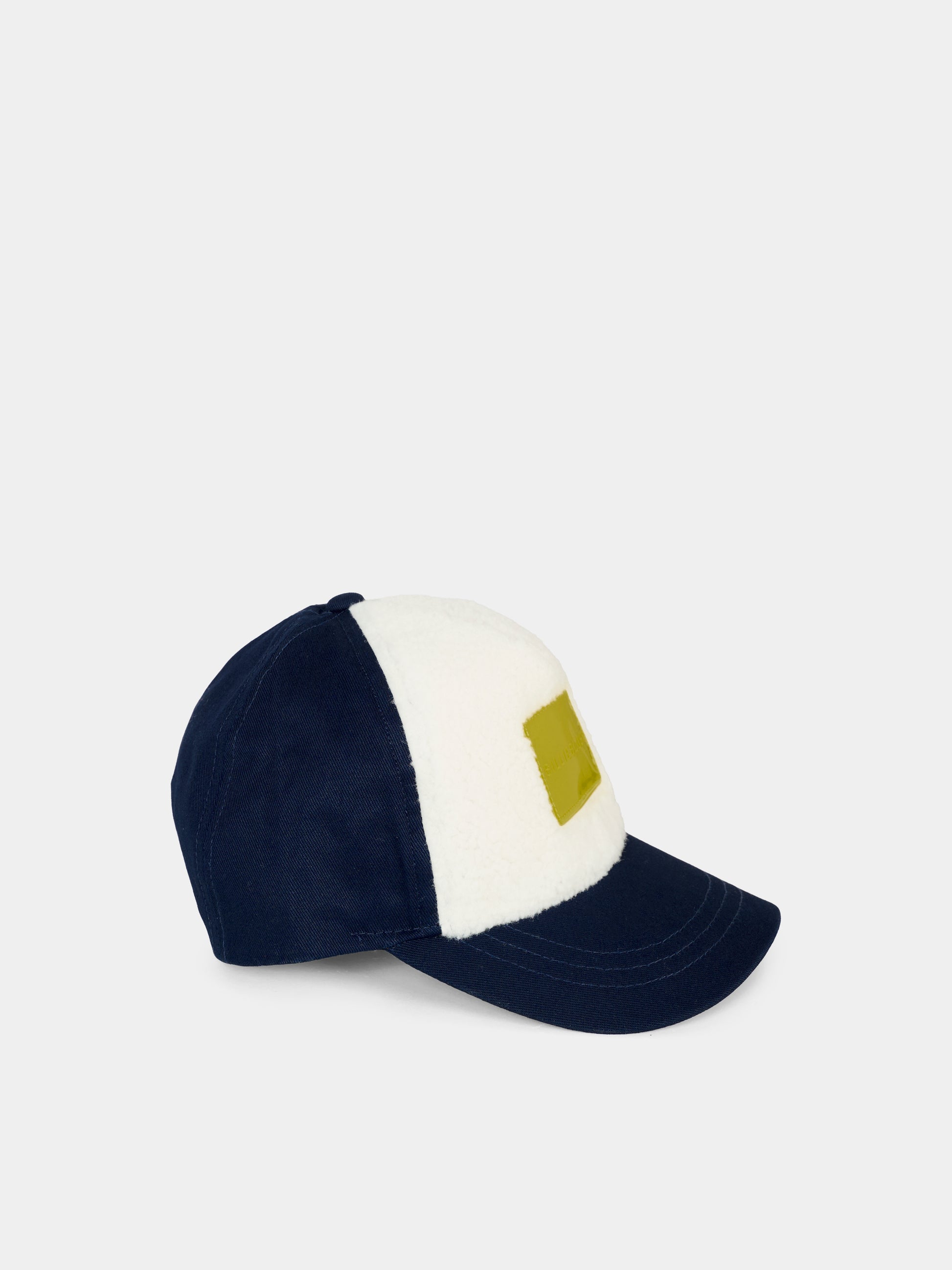 Cappello blu per bambino con patch,Billieblush,U21499 85T