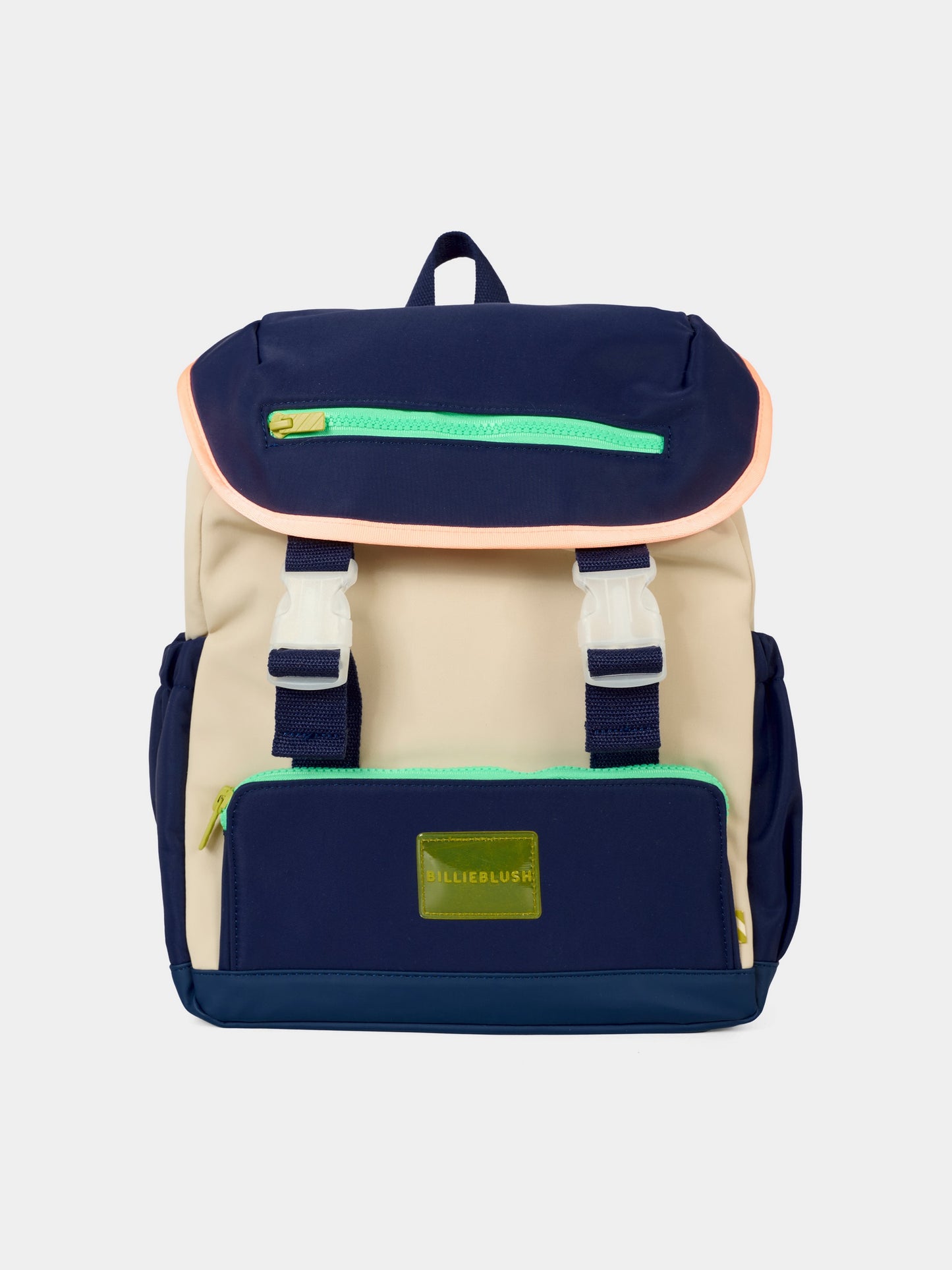 Zaino blu per bambino con logo,Billieblush,U21501 85T