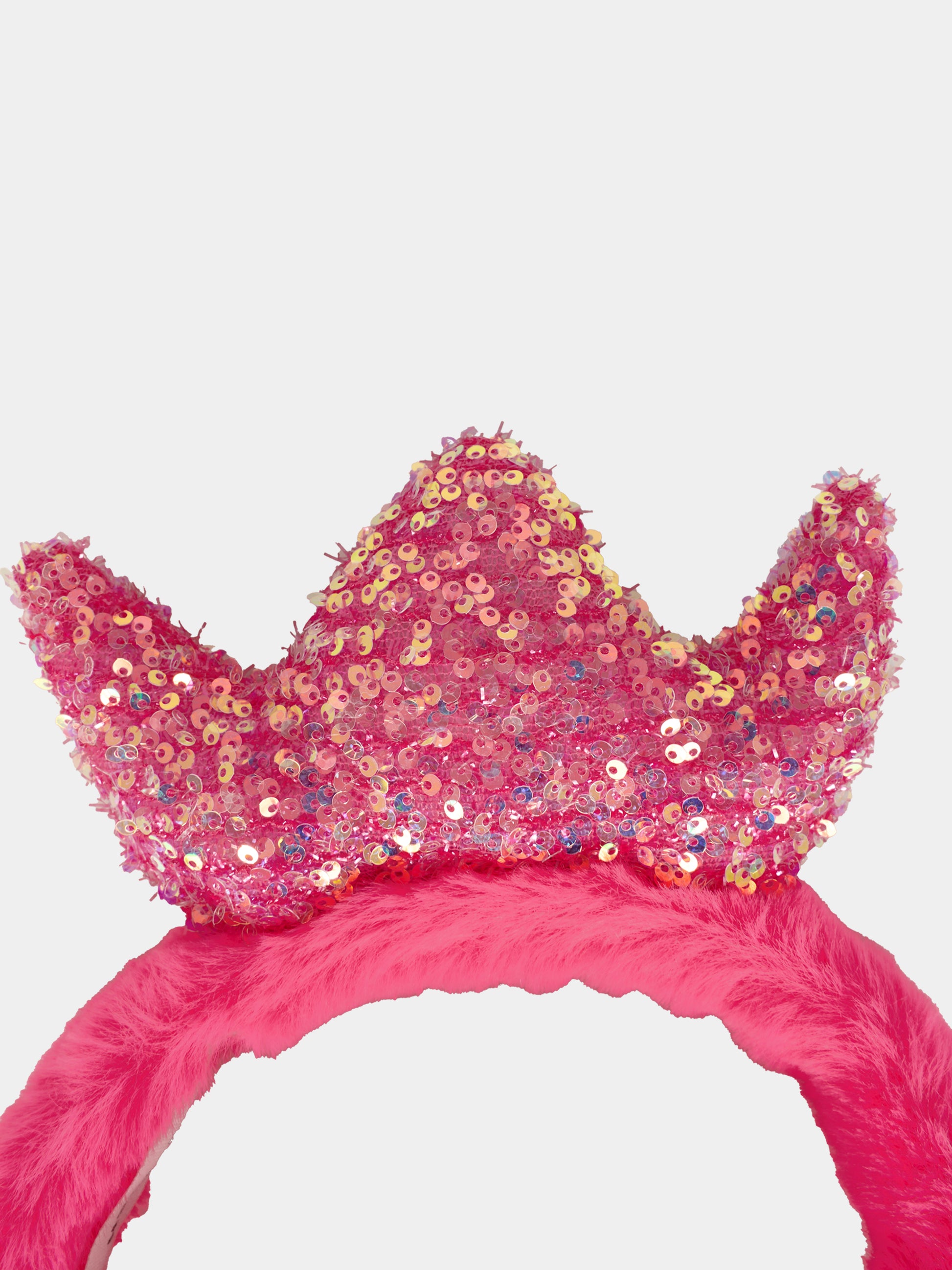 Paraorecchie rosa per bambina con corona,Billieblush,U21507 473