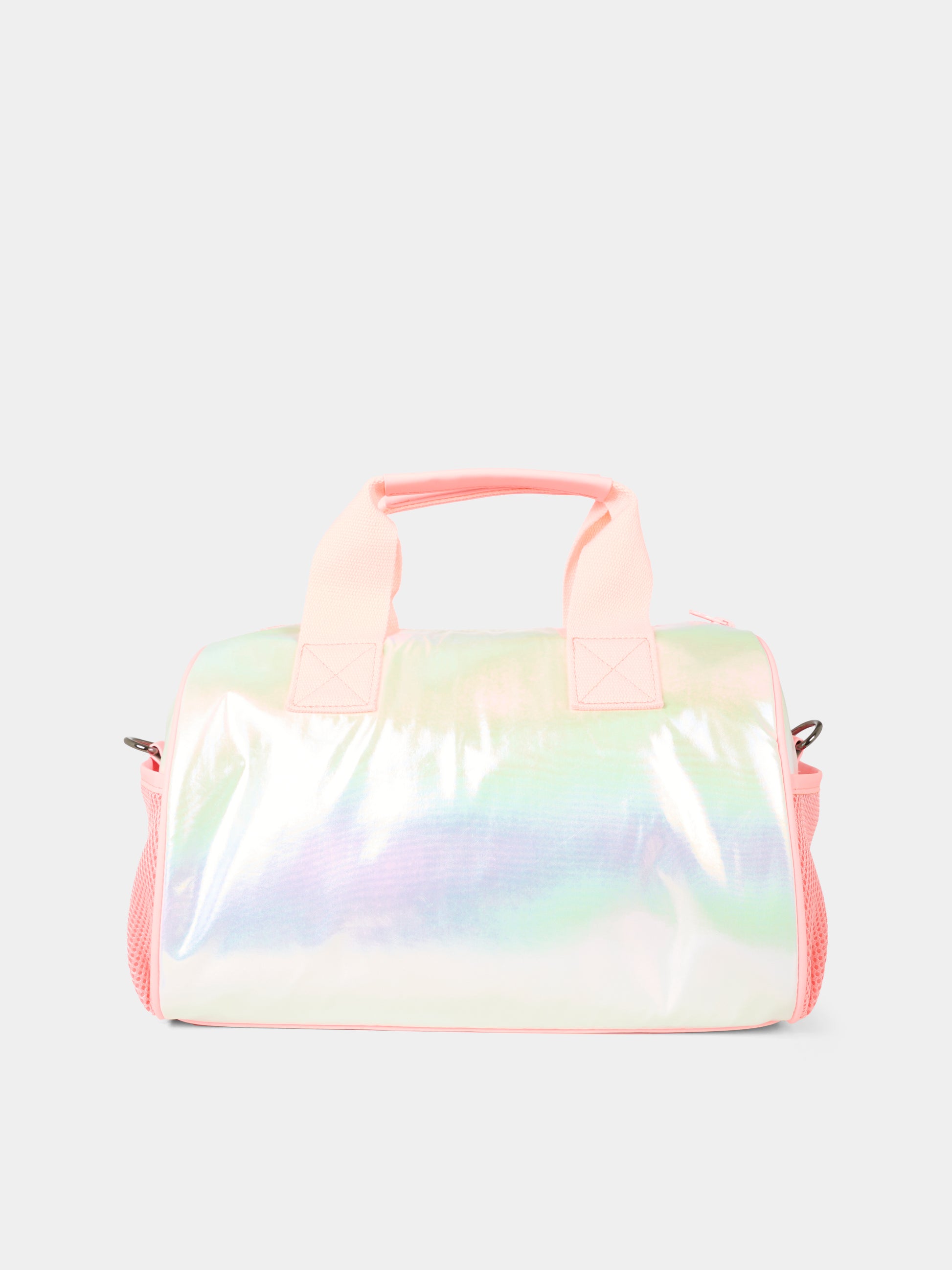 Borsa bowling rosa per bambina con arcobaleno,Billieblush,U21544 111