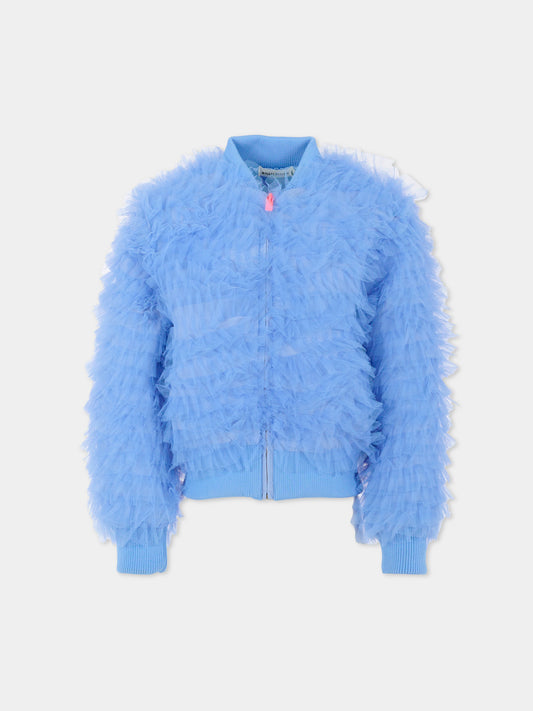 Bomber azzurro per bambina,Billieblush,U21548 78L