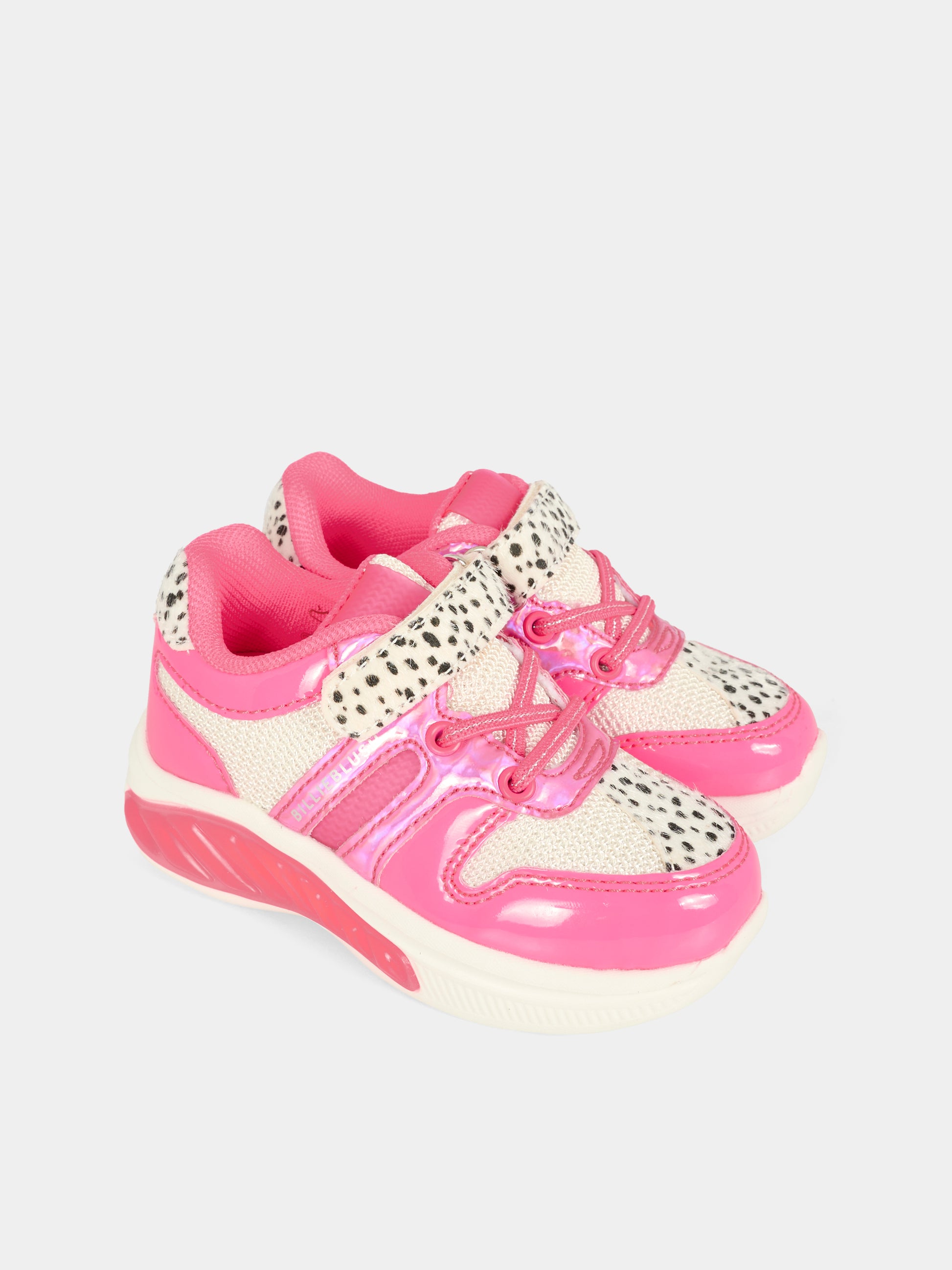 Sneakers rosa luminose per neonata e bambina con led,Billieblush,U21557 Z41