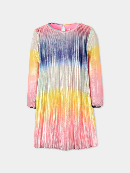 Vestito multicolor per bambina,Billieblush,U21584 Z41