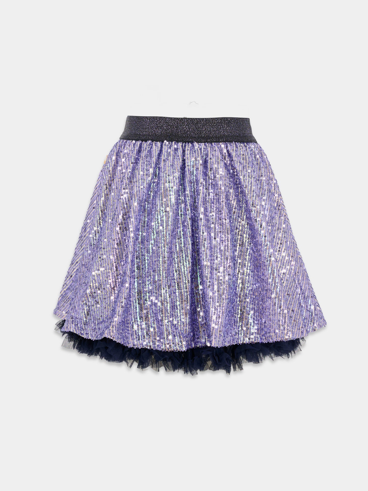Gonna blu per bambina con paillettes,Billieblush,U21589 Z41