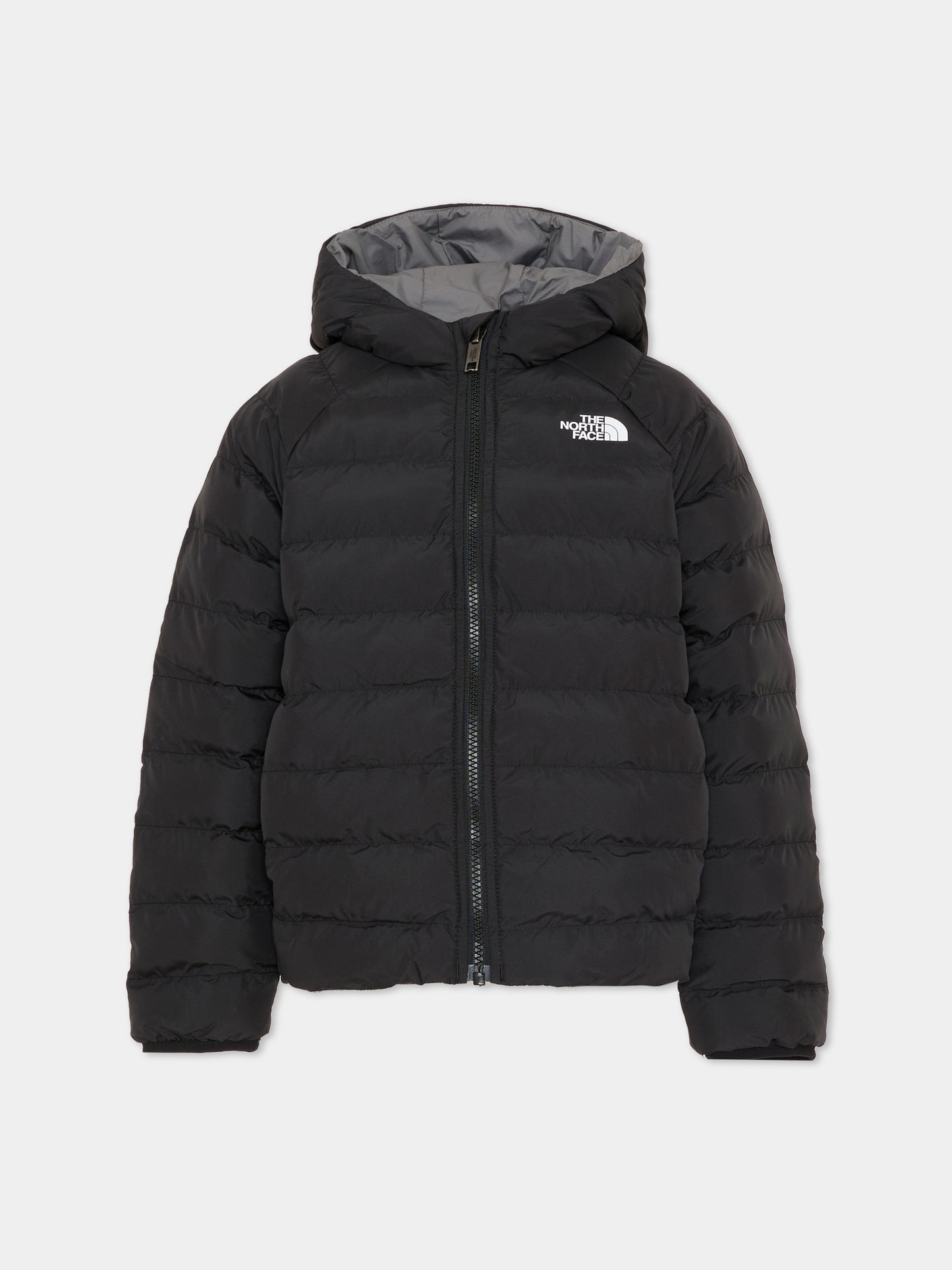 Piumino reversibile nero per bambino con logo,The North Face Kids,NF0A88VJWOO1