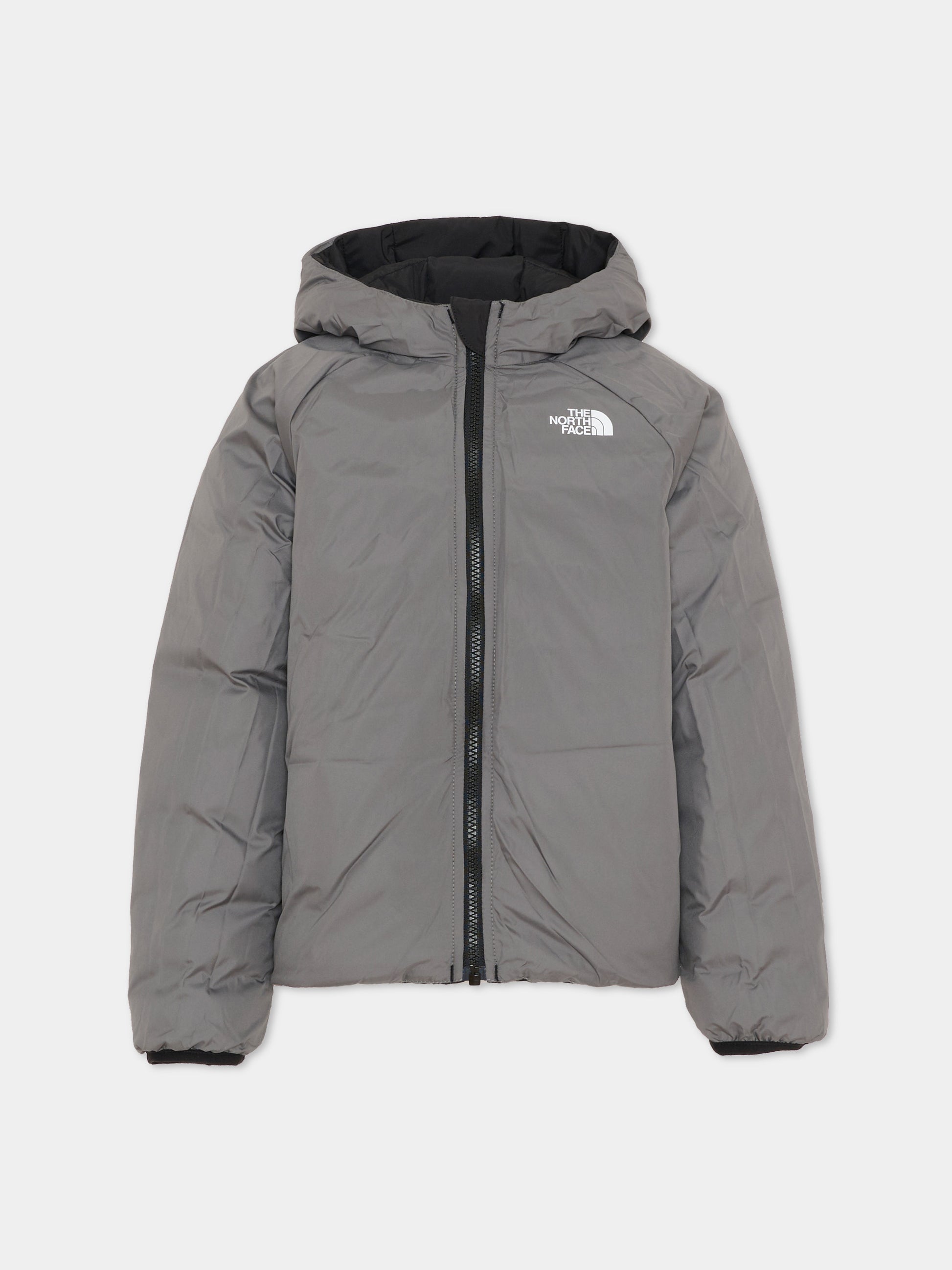 Piumino reversibile nero per bambino con logo,The North Face Kids,NF0A88VJWOO1