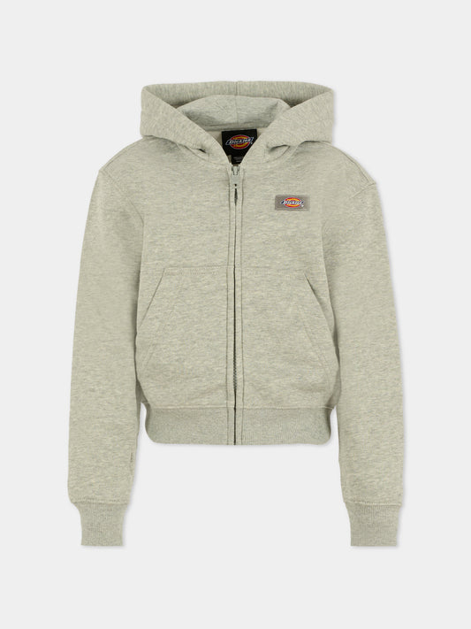 Felpa grigia per bambino con logo,Dickies,DK0A88BO0H21