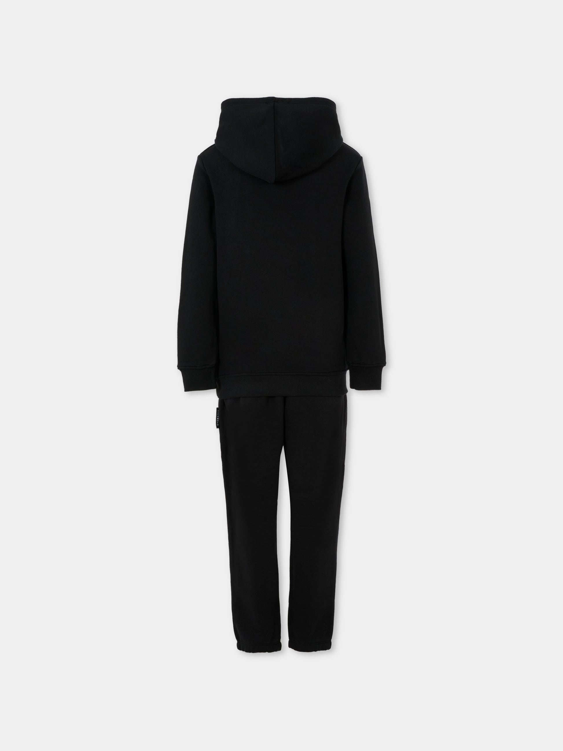 Completo nero per bambino con logo,Richmond,RBA25007CF BLACK