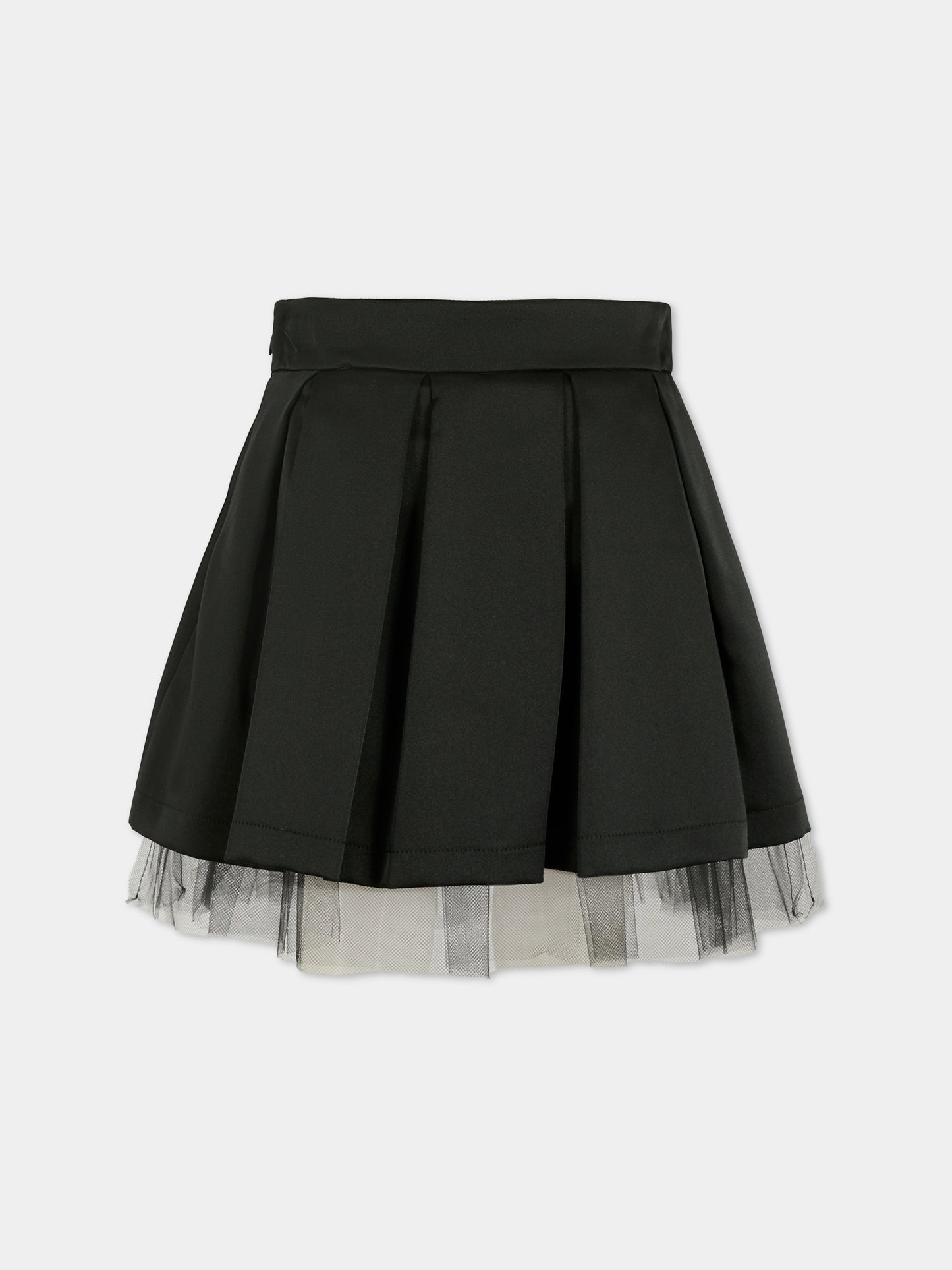 Gonna nera per bambina,Richmond,RGA25055GO BLACK