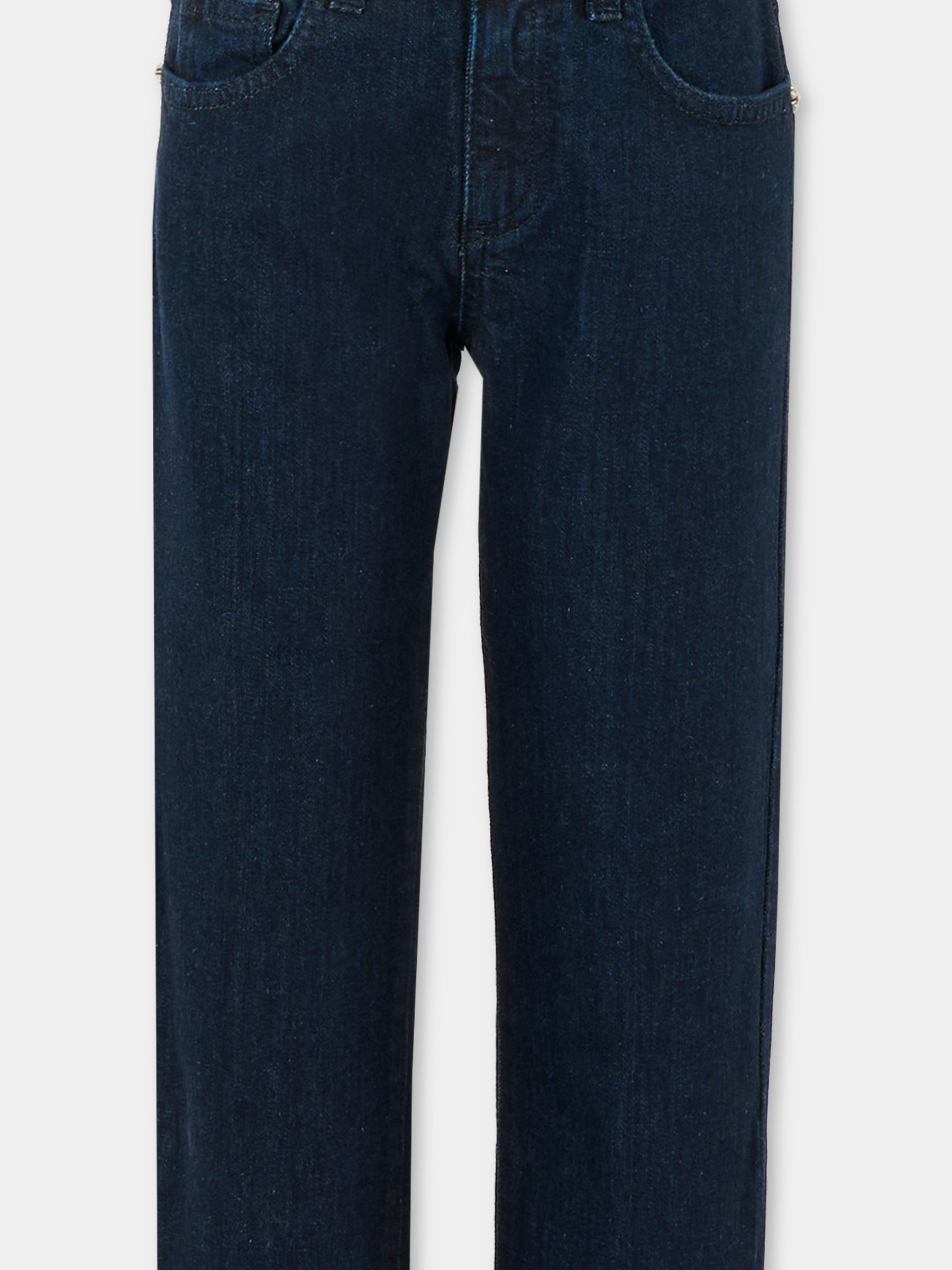 Jeans denim per bambina con logo,Richmond,RGA25106JE DENIM BLUE DARK