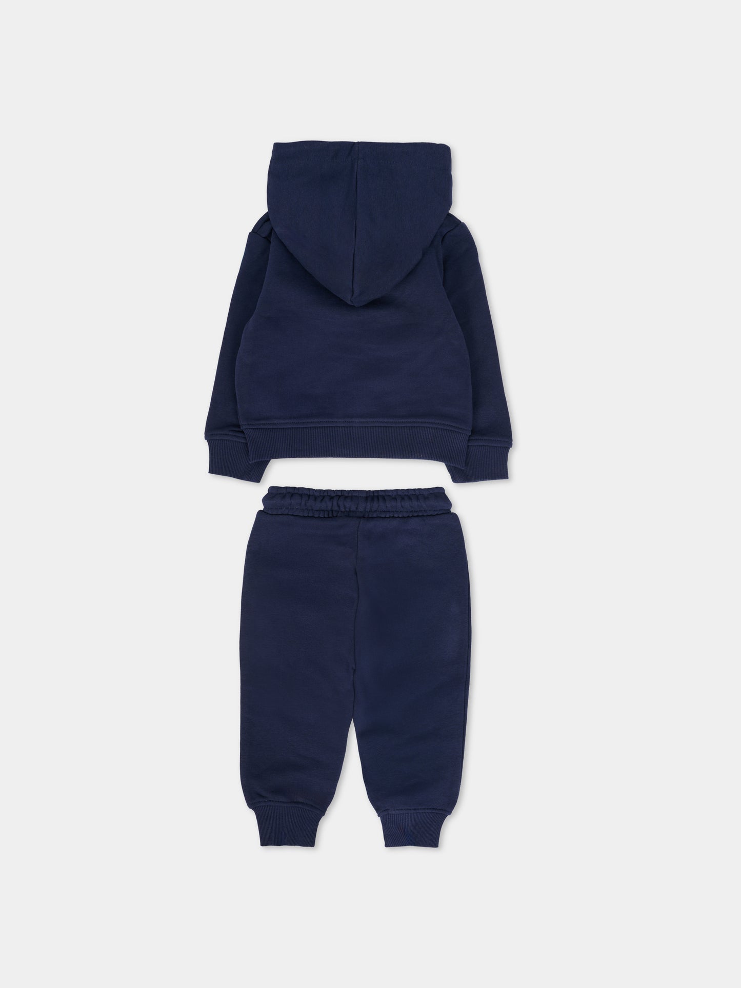 Completo blu per neonato con logo,Trussardi Junior,TIA25002CF PEACOAT
