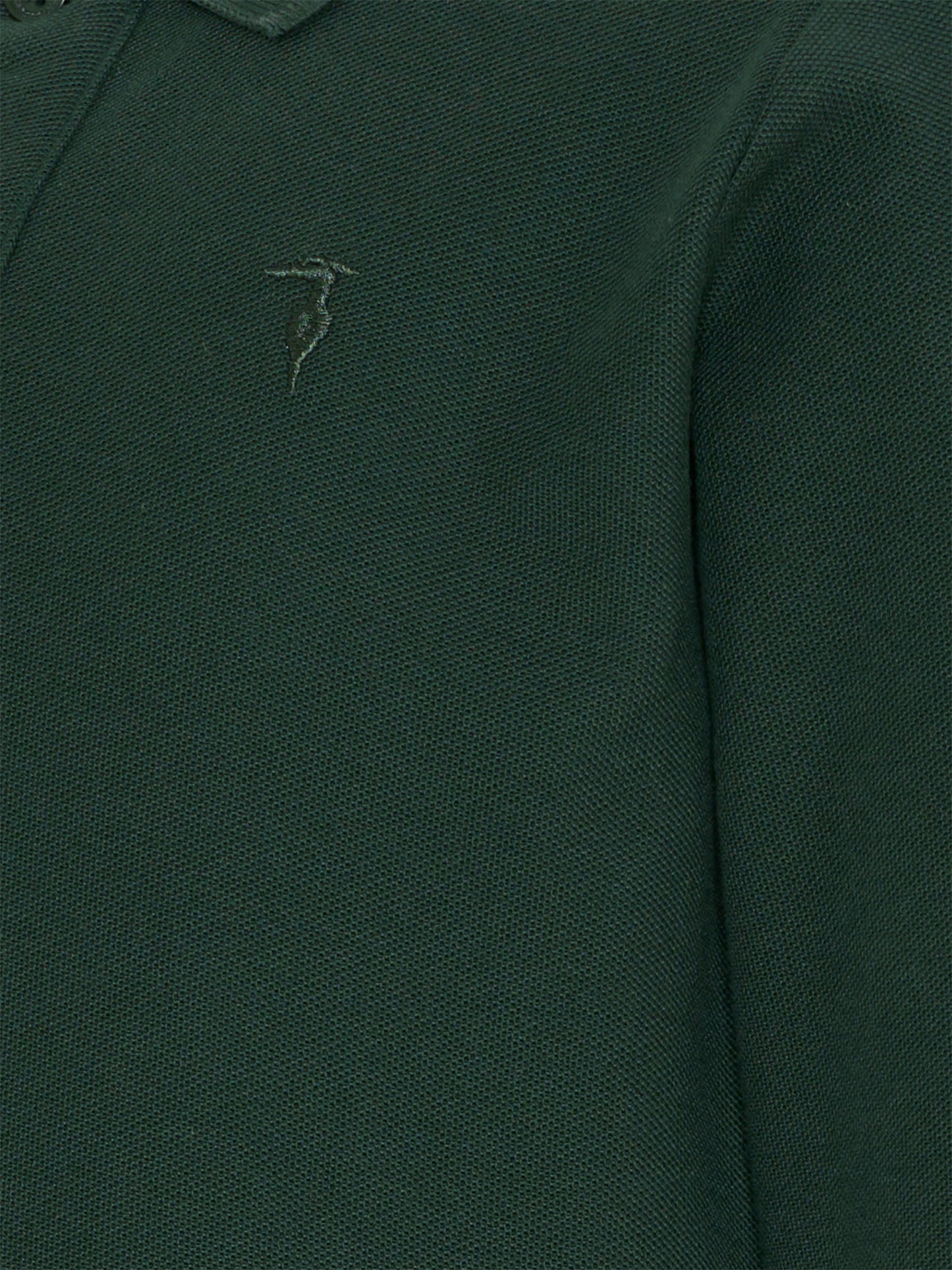 Polo verde per bambino con logo,Trussardi Junior,TBA25013PO PINENEEDLE