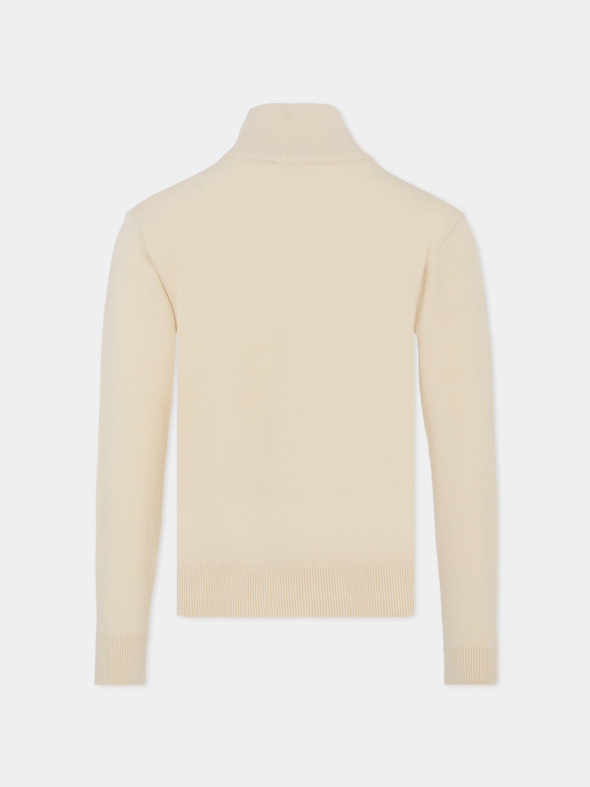 Dolcevita beige per bambino con logo,Trussardi Junior,TBA25032LU NEW ECRU