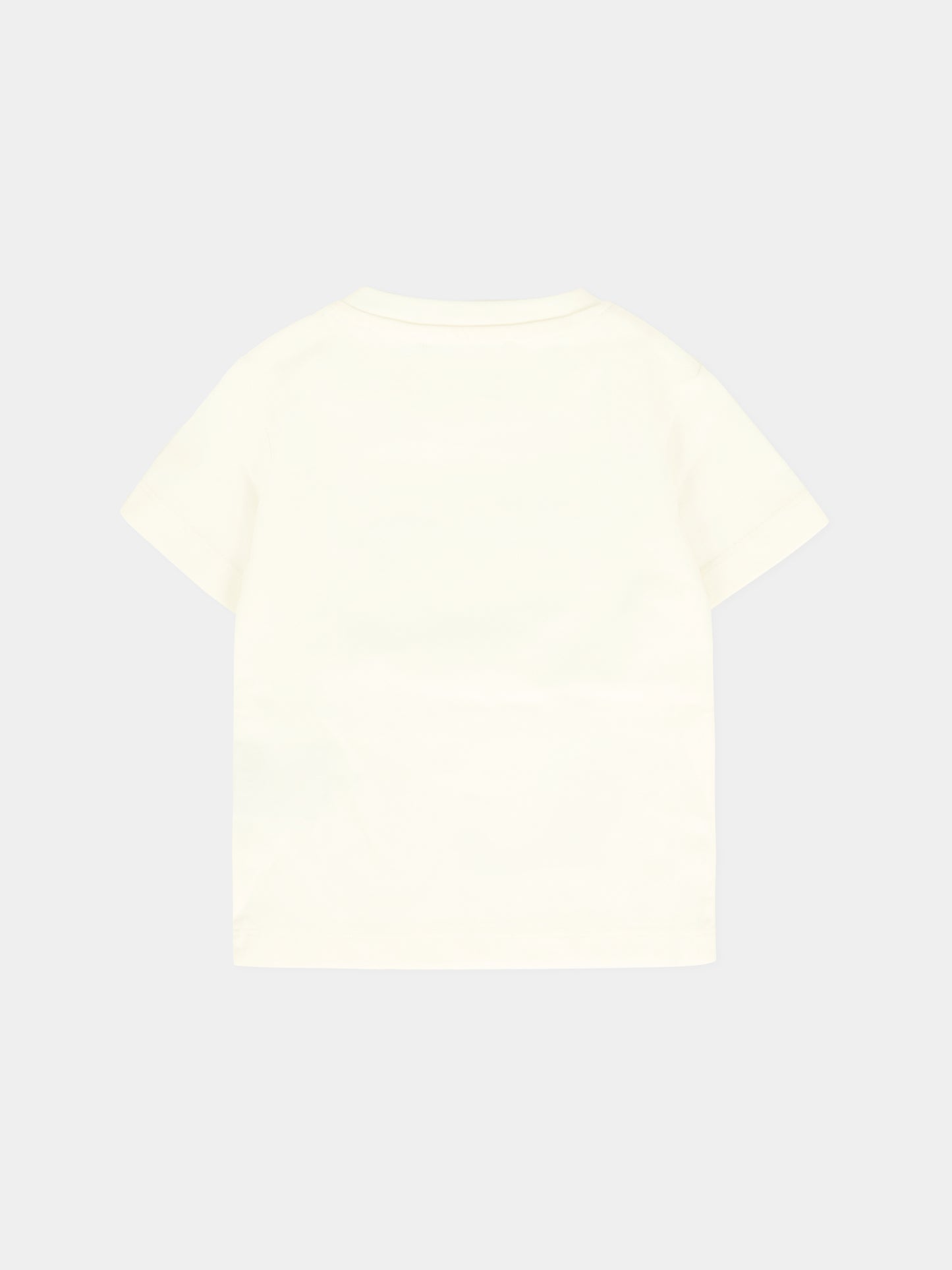 T-shirt bianca per neonato con logo,Trussardi Junior,TIA25014TS OFF-WHITE