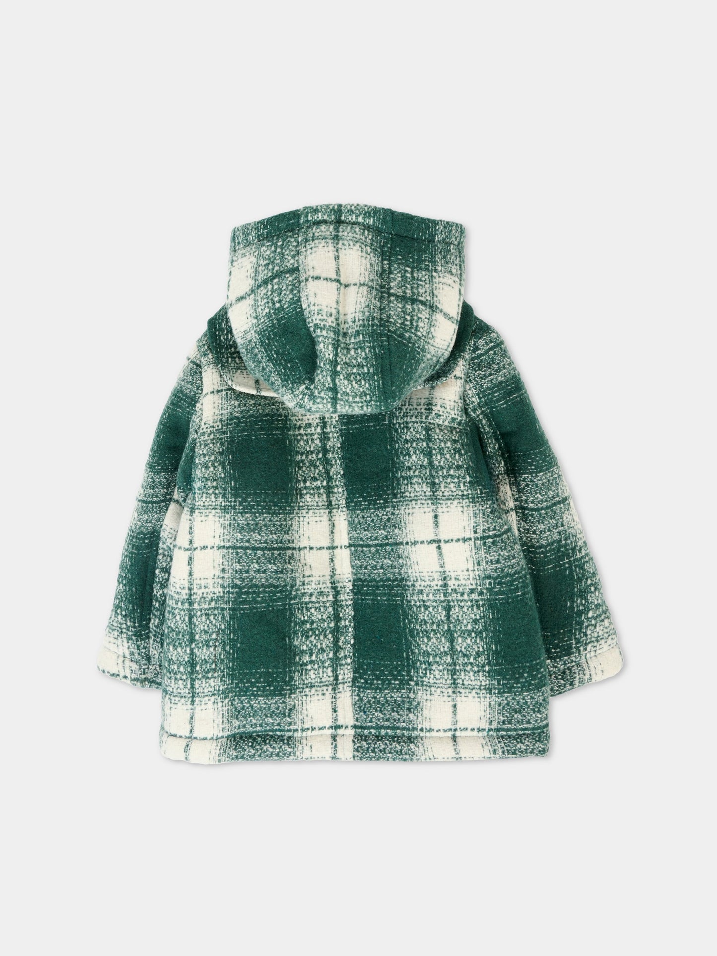 Montgomery verde per neonato con logo,Trussardi Junior,TIA25132GB MADRAS GREEN