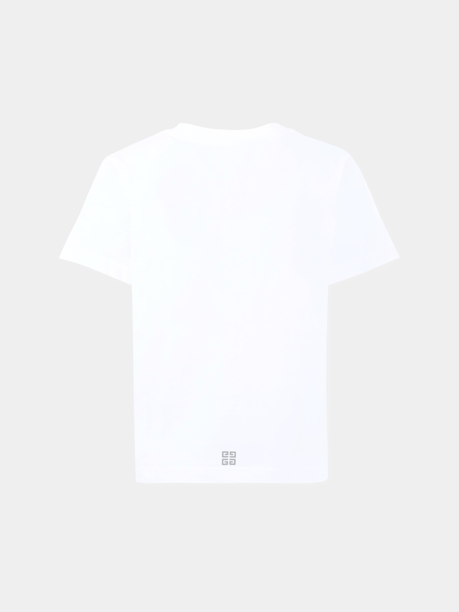 T-shirt bianca per bambini con logo,Givenchy Kids,H30952 10P