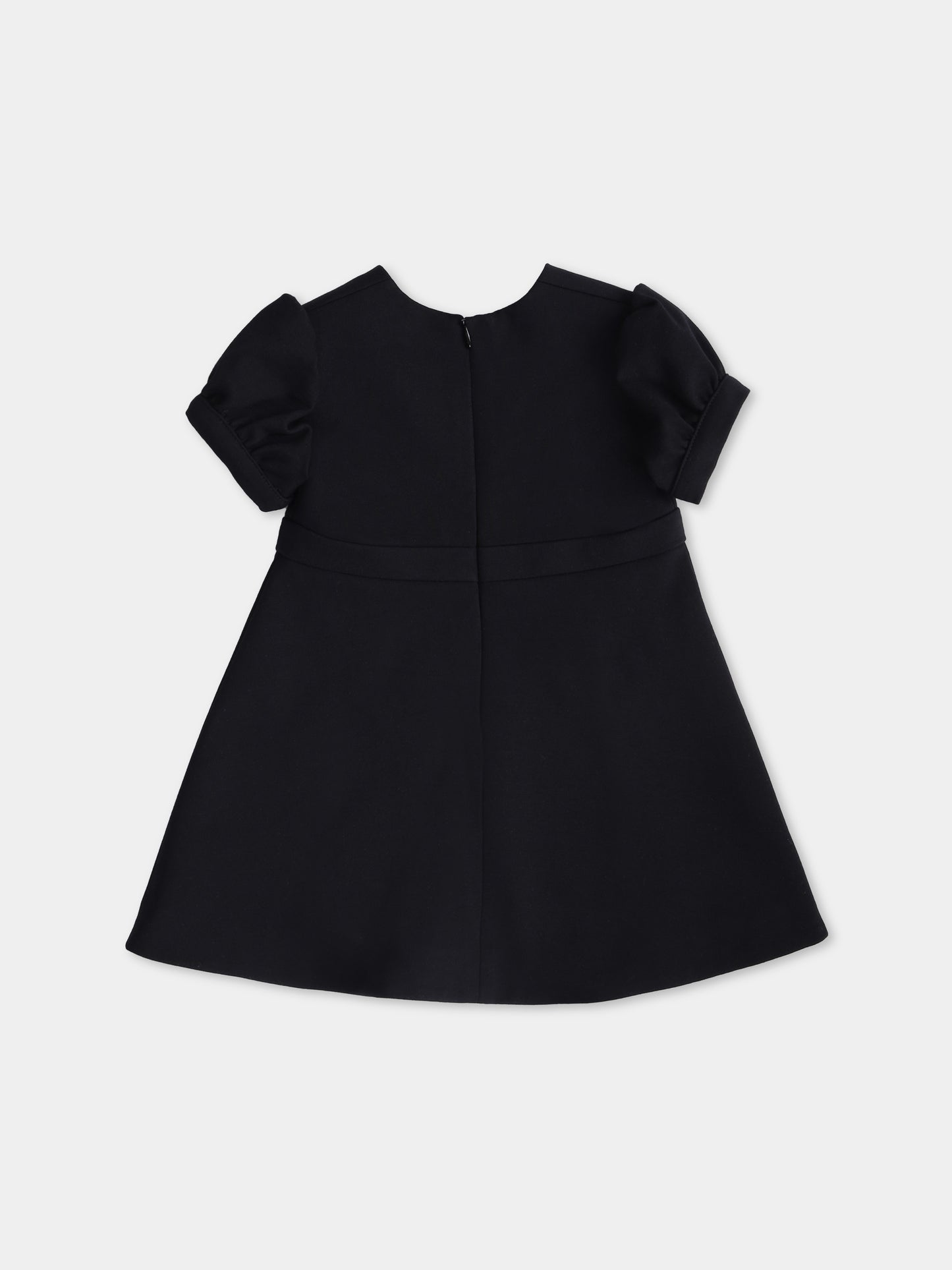 Vestito nero  Gianni Ribbon  per neonata,Versace,1018605 1A15351 2B900