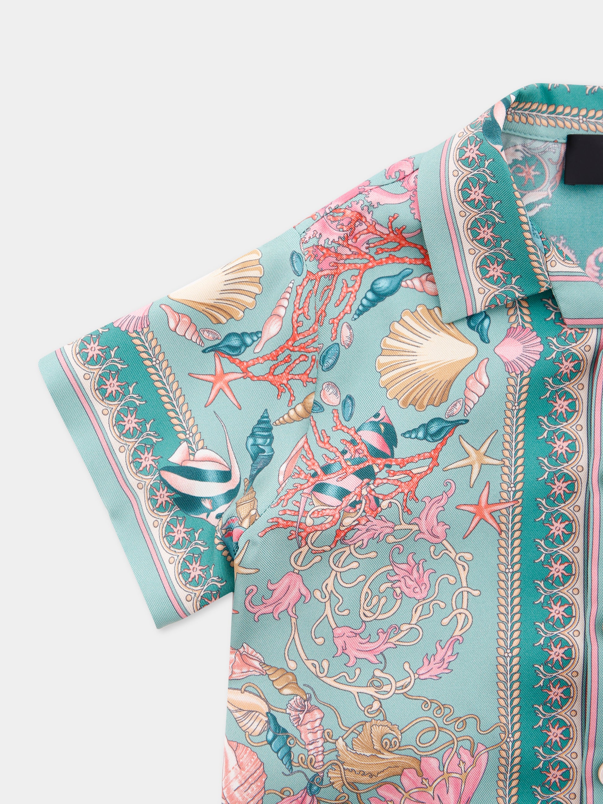 Camicia multicolor La Vacanza per neonati,Versace,1018697 1A15237 5GA30