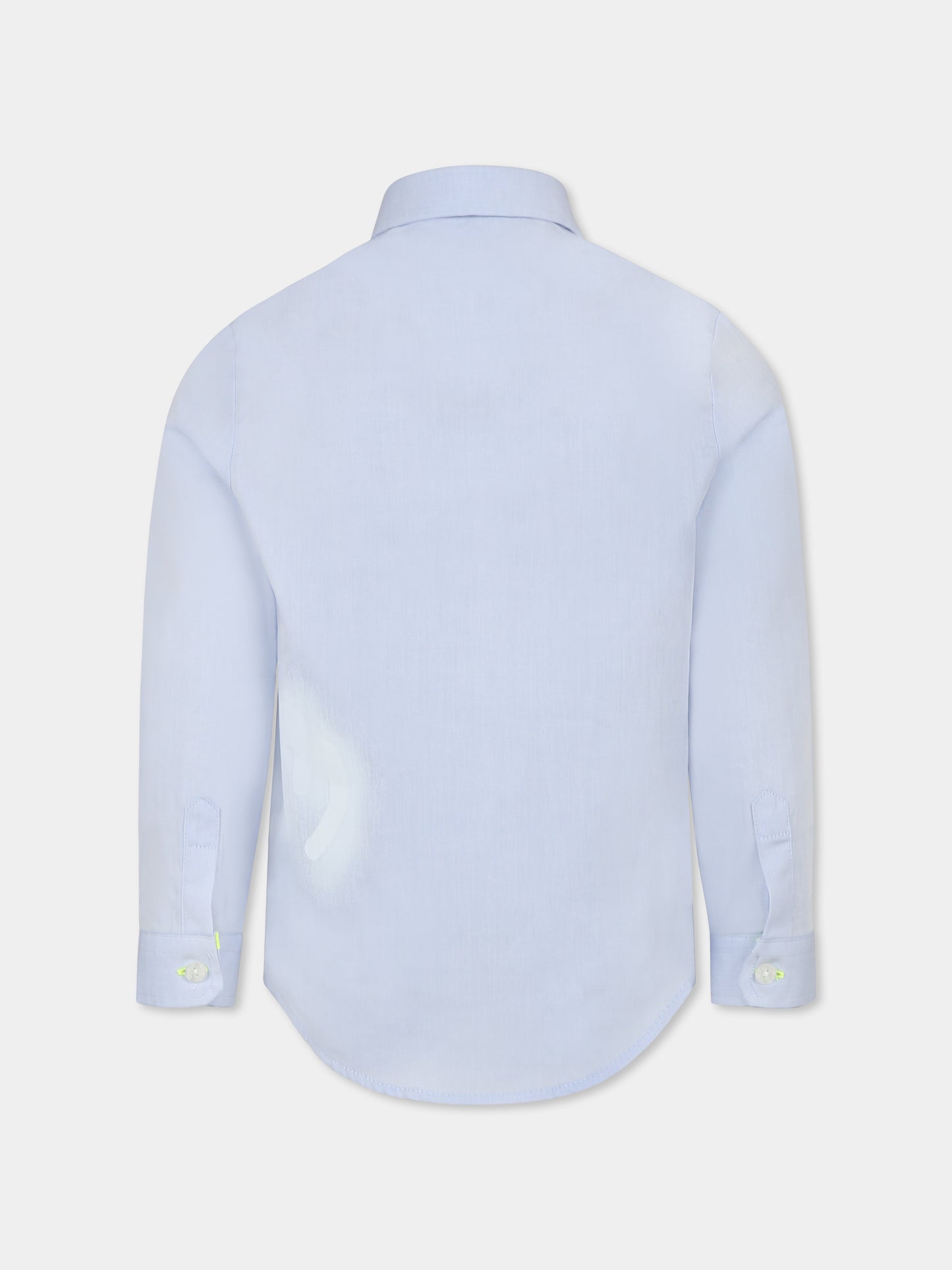 Light blue shirt for boy with logo