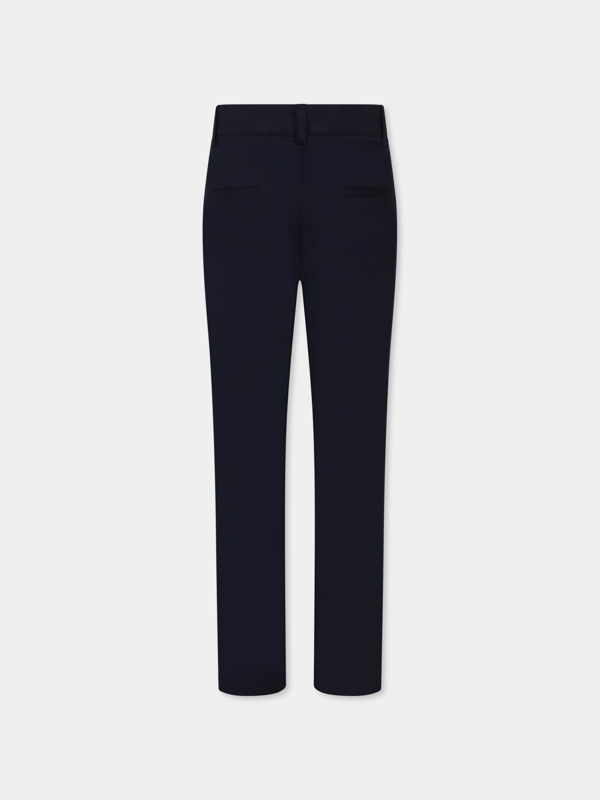 Pantaloni blu per bambino,Trussardi Junior,TBP25022PA BLUE NAVY