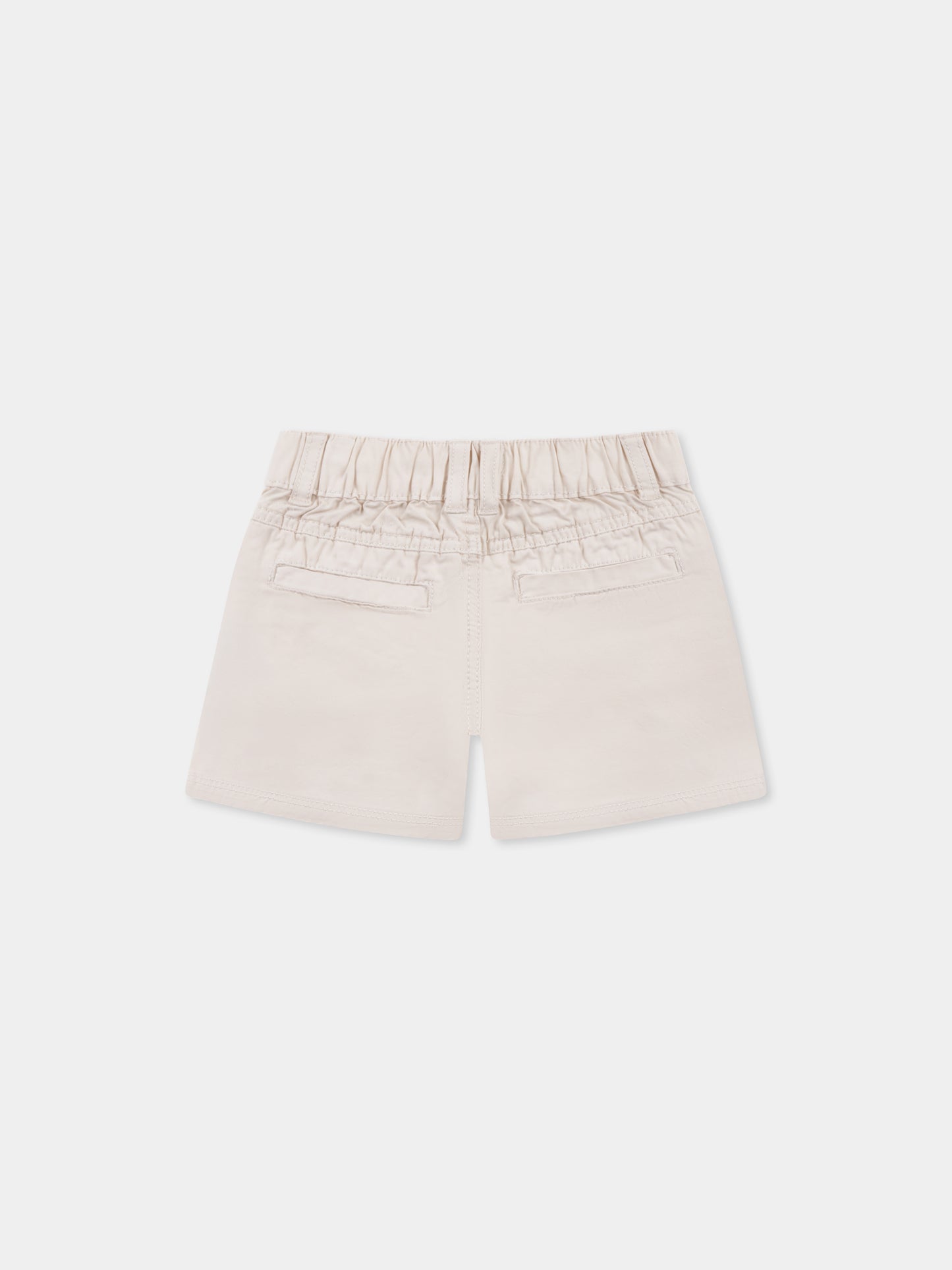 Shorts avorio per neonato con logo,Trussardi Junior,TIP25041BE BUTTER