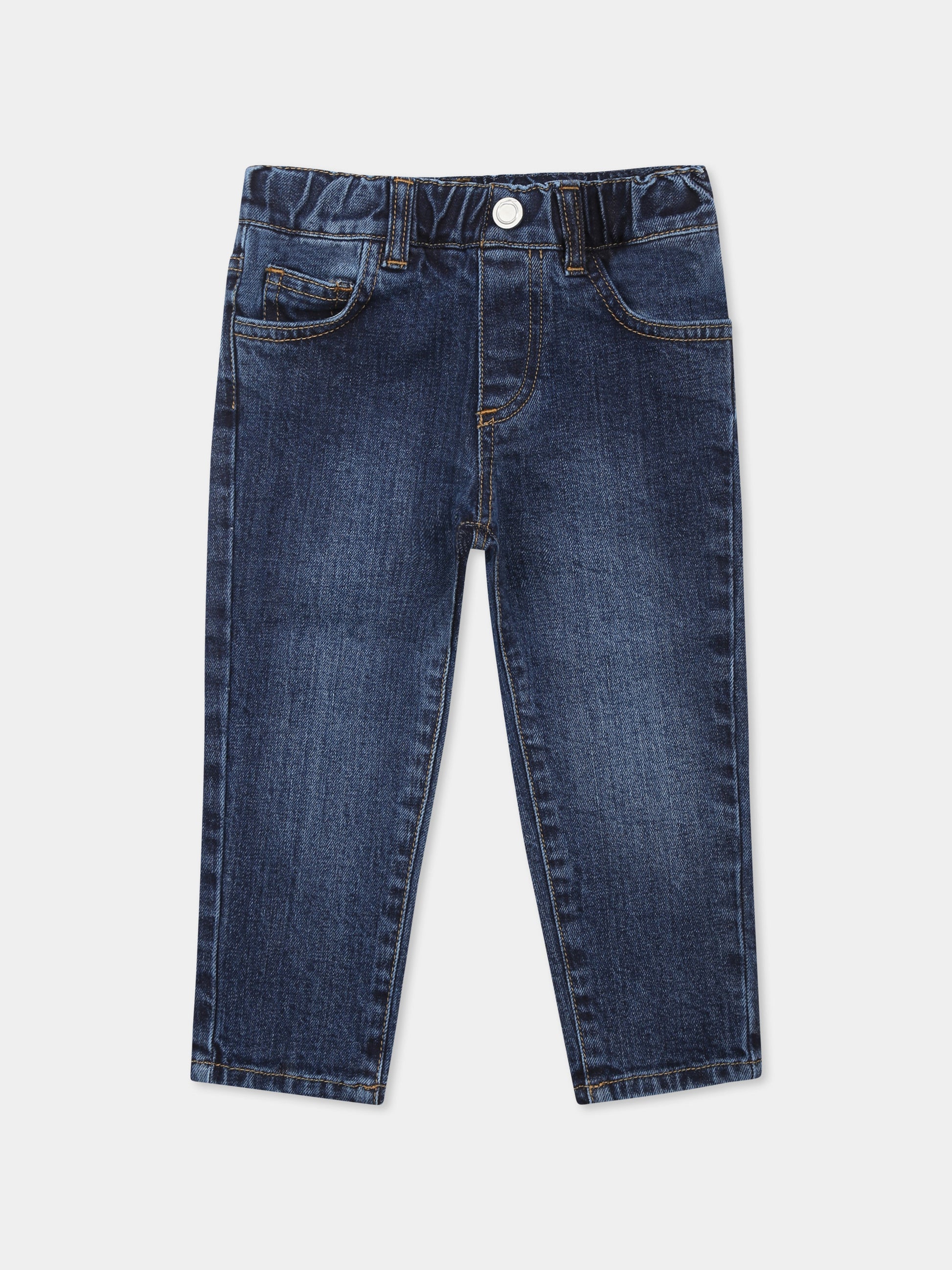 Jeans denim per neonato,Trussardi Junior,TIP25101JE DENIM BLUE MEDIUM