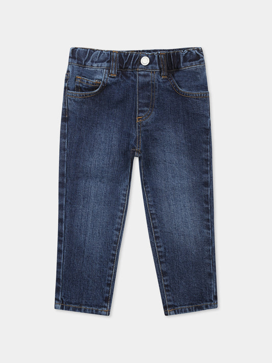 Jeans denim per neonato,Trussardi Junior,TIP25101JE DENIM BLUE MEDIUM