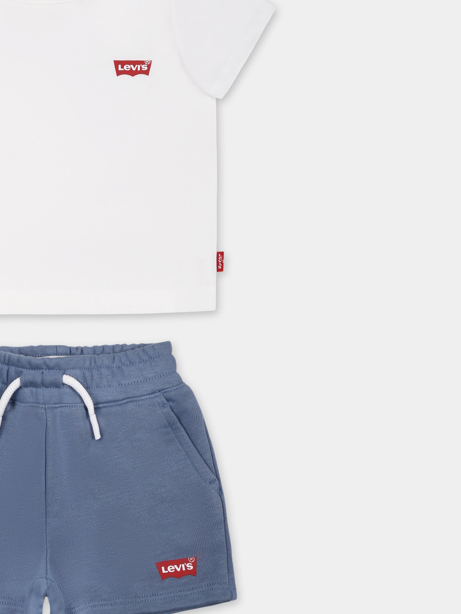 Completo multicolor per neonato con logo,Levi's Kids,6EK813 X38