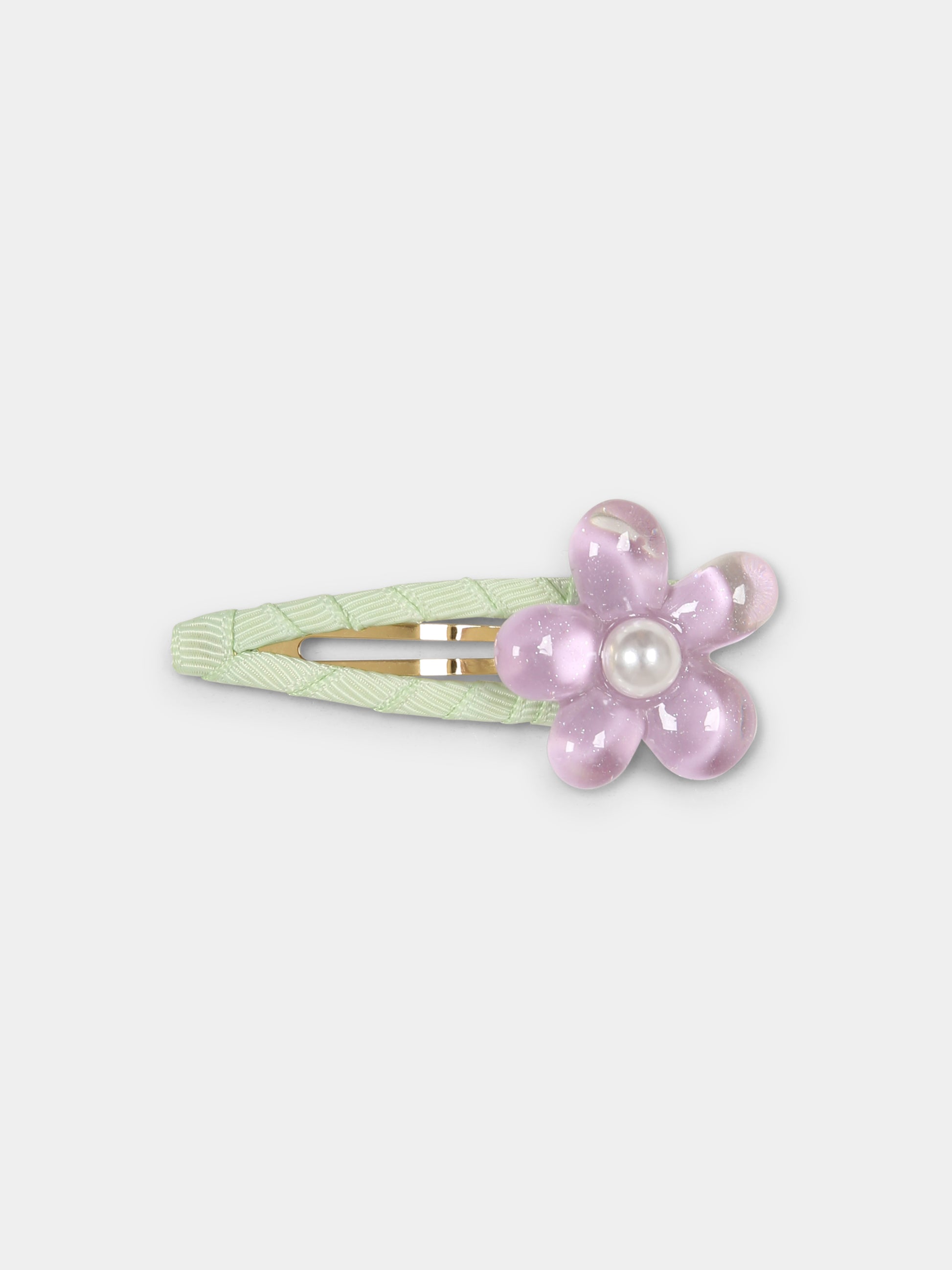 Set fermagli multicolor per bambina con fiori,Self-portrait,SS25-729-M