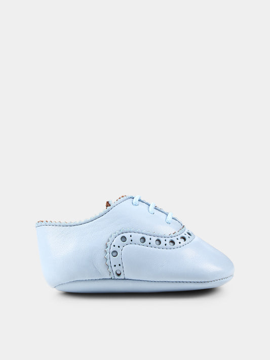 Stringate celesti per neonato,Pèpè,00428 BG NA CELESTE