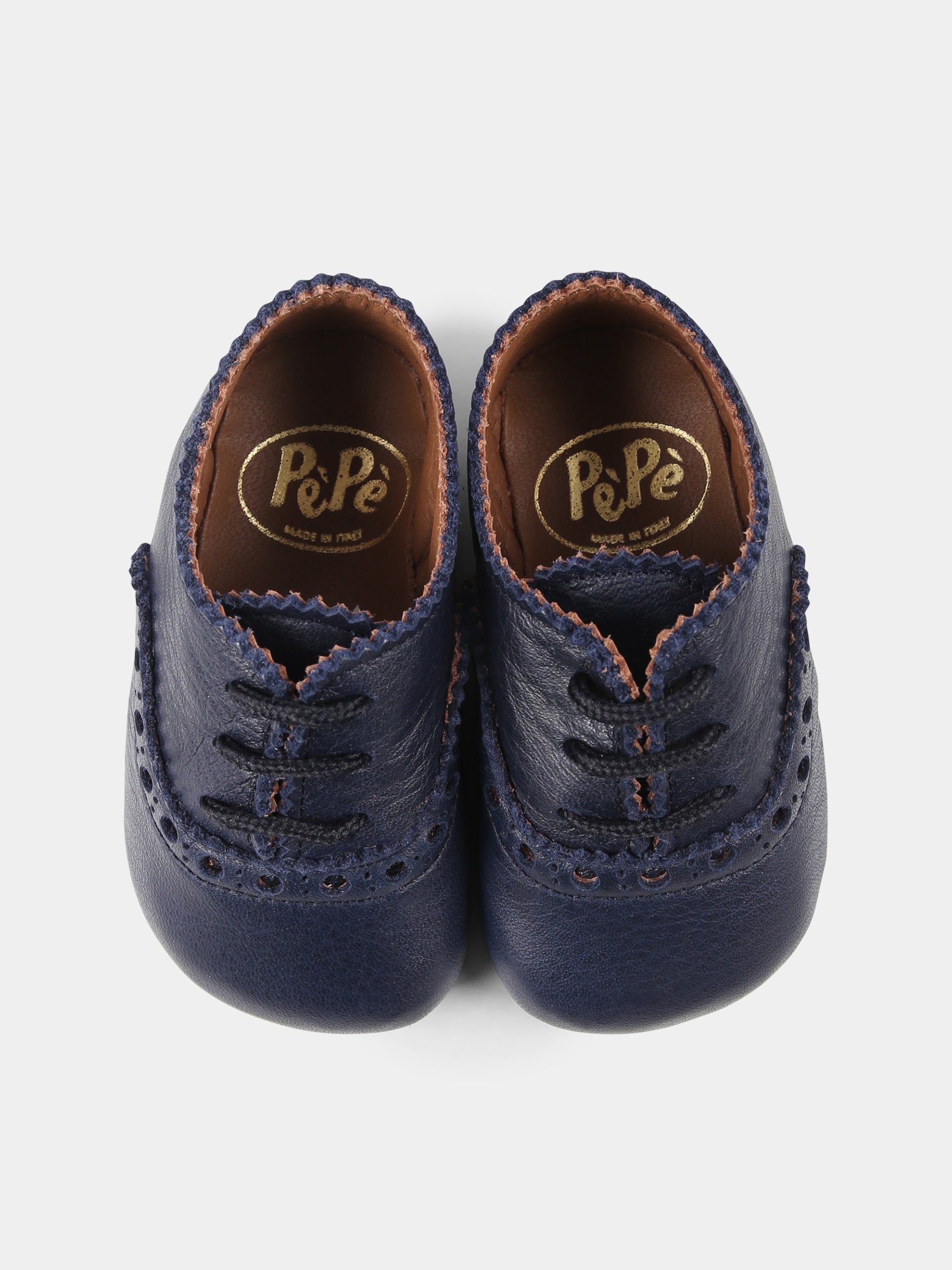 Stringate blu per neonato,Pèpè,00428 BG VIDM NAVY