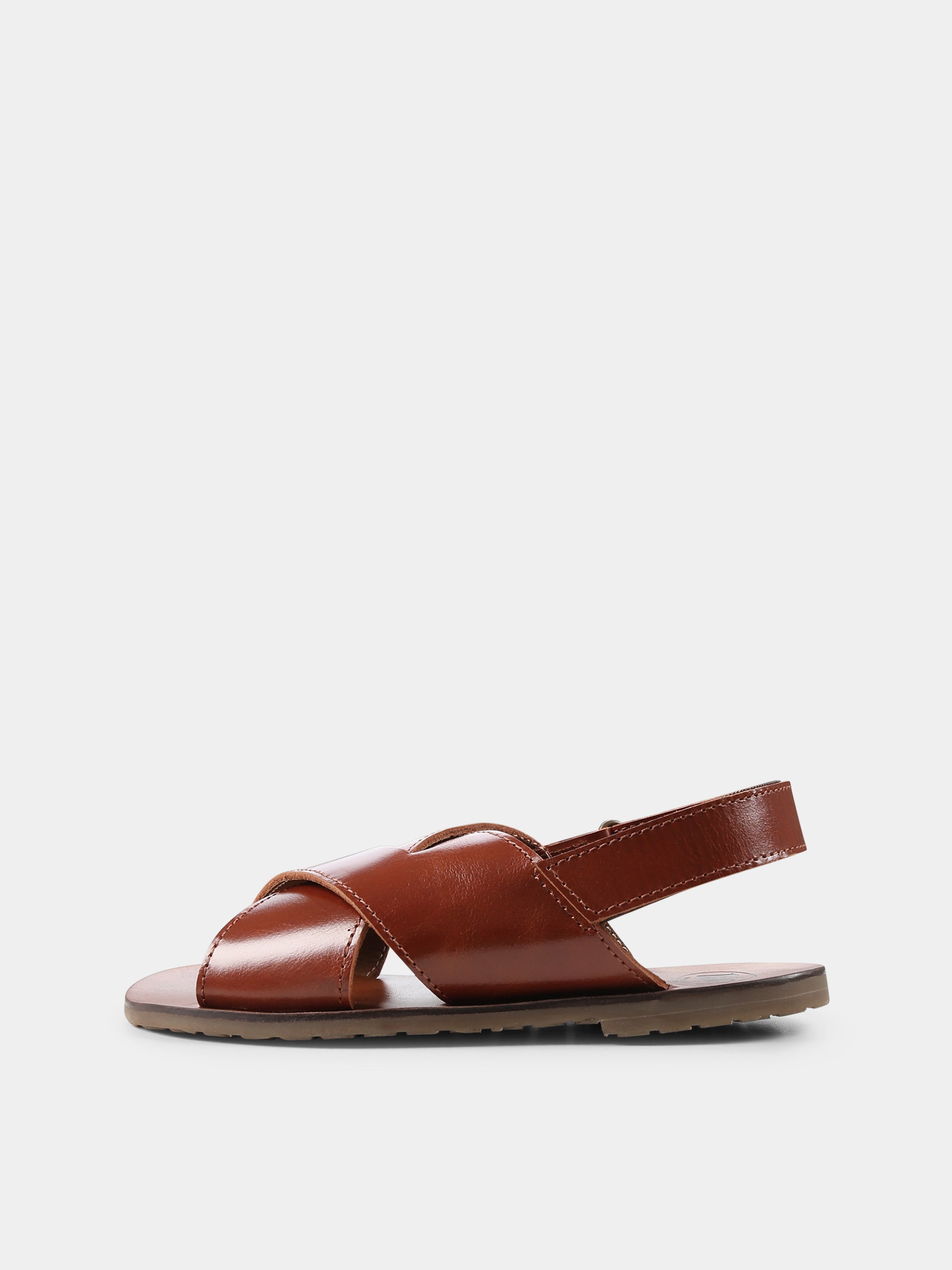 Sandali marroni per bambina,Pèpè,1241 VLC SERRPN MARRONE