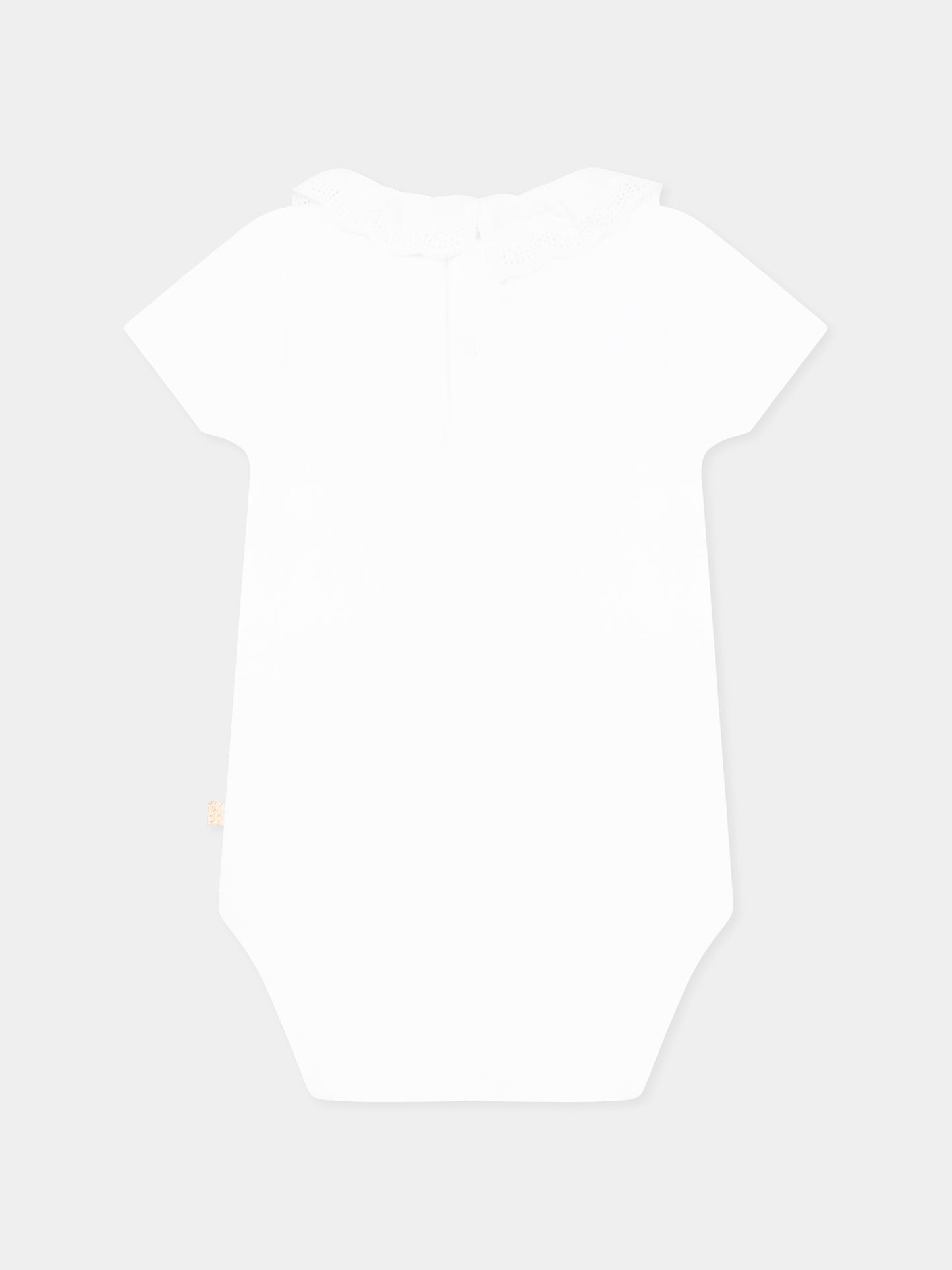 Body bianco per neonata,Carrement Beau,Y30021 10P