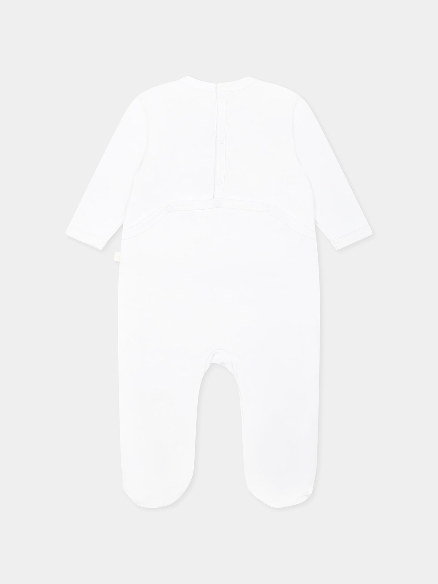 Tutina bianca per neoanta con cuore e conchiglie,Carrement Beau,Y30023 10P