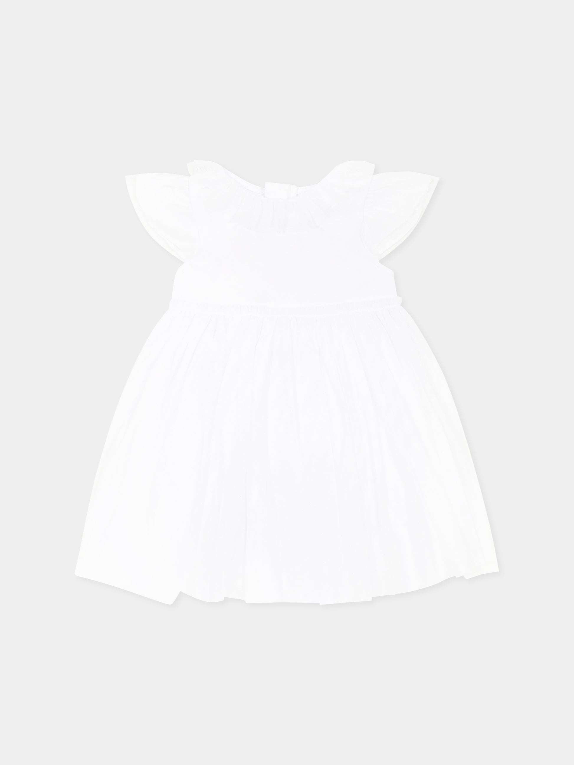 Vestito bianco per neonata,Carrement Beau,Y30032 10P