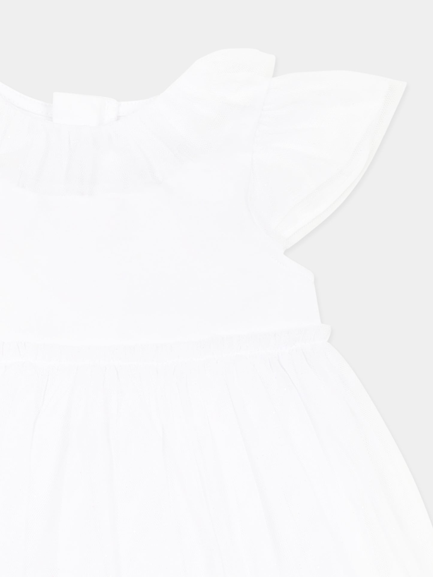 Vestito bianco per neonata,Carrement Beau,Y30032 10P