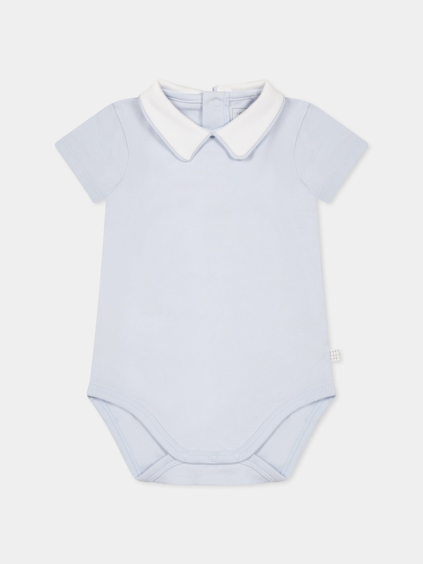 Light blue bodysuit for baby boy