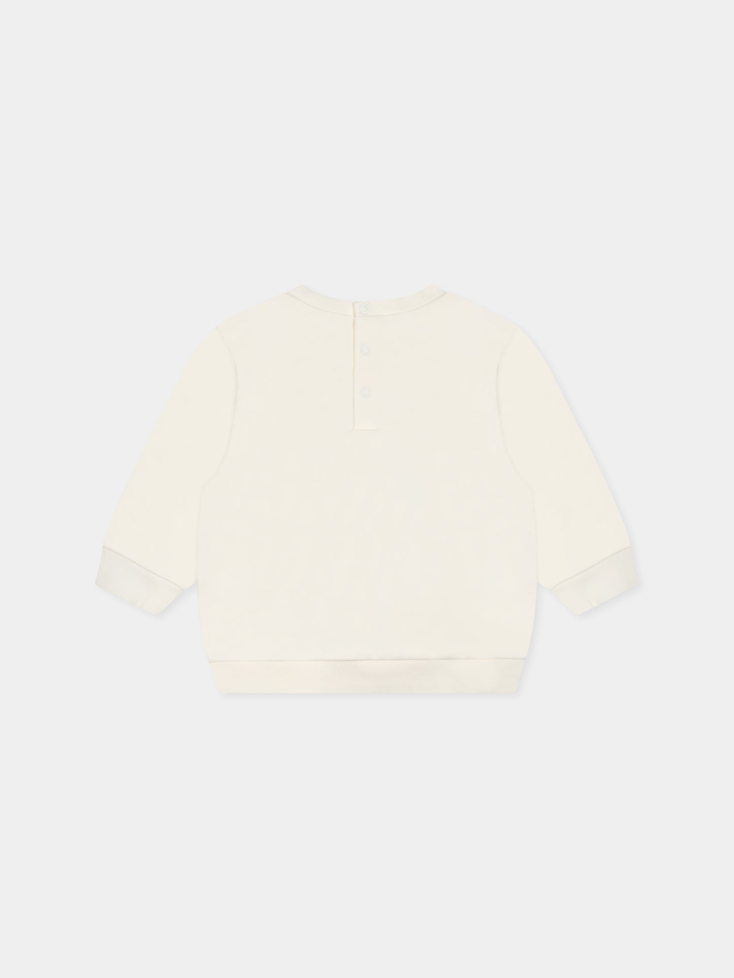 Felpa gialla per neoanto con stampa savana,Carrement Beau,Y30150 519