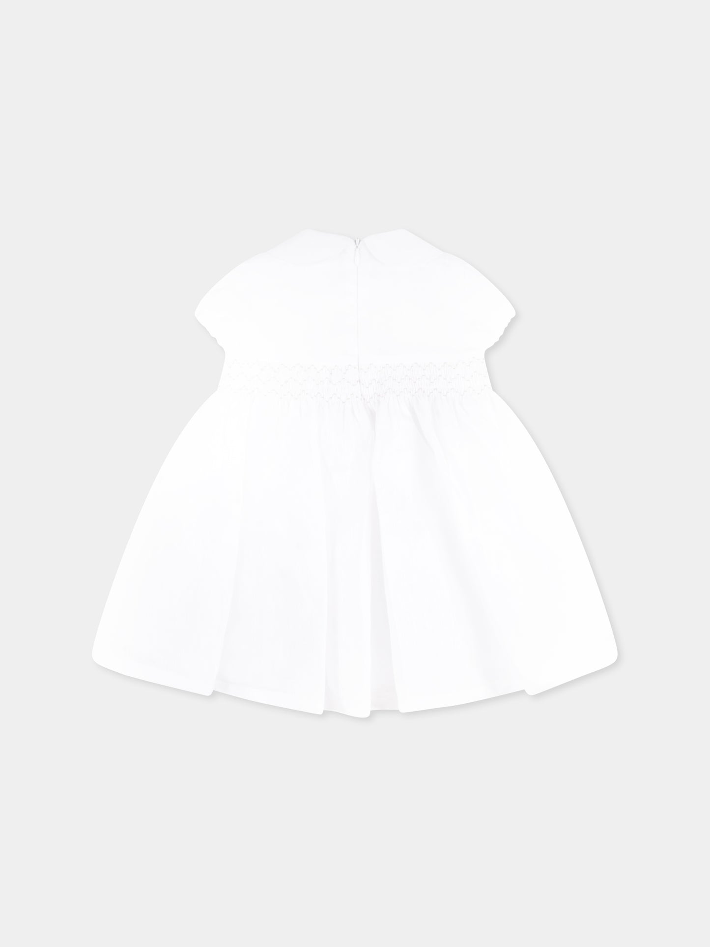 Vestito bianco per neonata,Mercadante 1939,M004 BIANCO