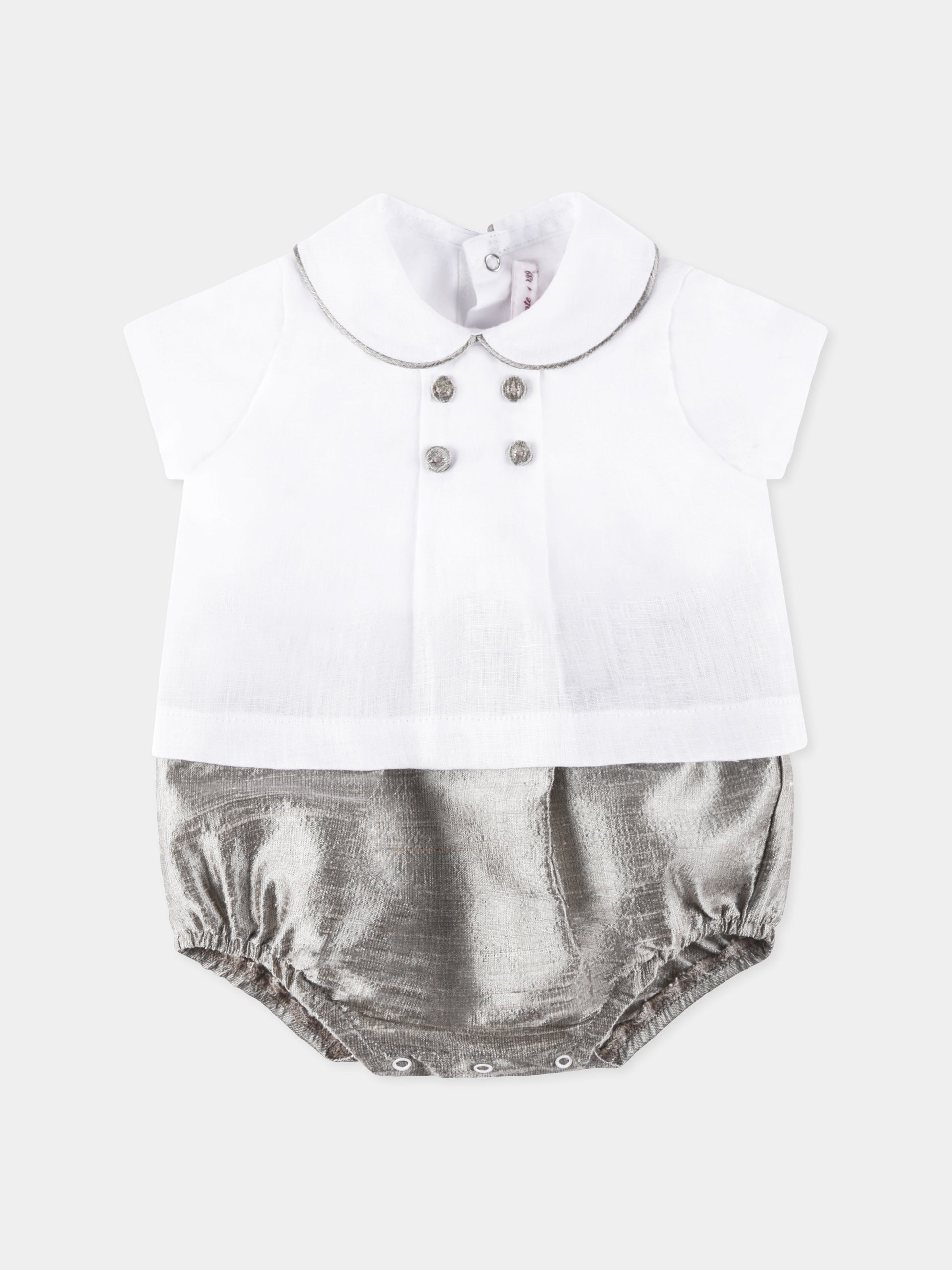 Pagliaccetto beige per neonato,Mercadante 1939,MP010 MARRONE