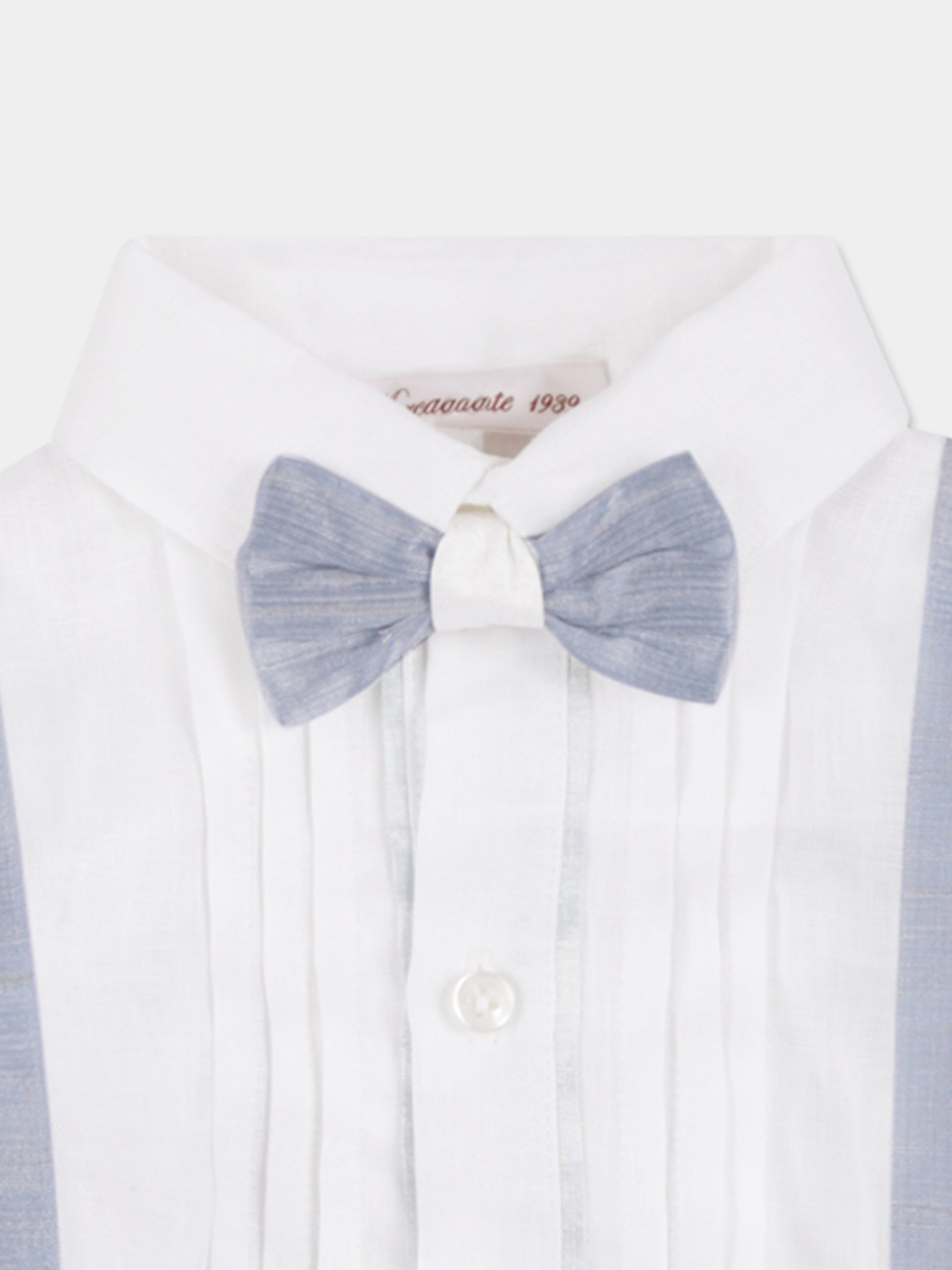 Completo azzurro per neoanto con papillon,Mercadante 1939,M013 AZZURRO